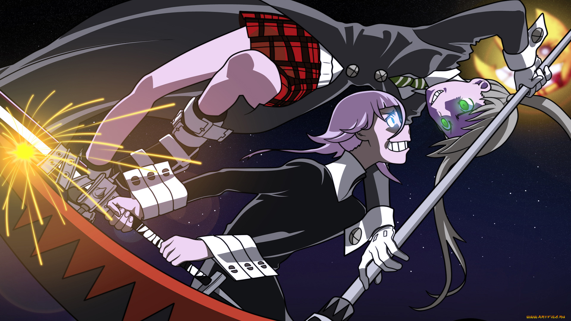 аниме, soul, eater, персонаж