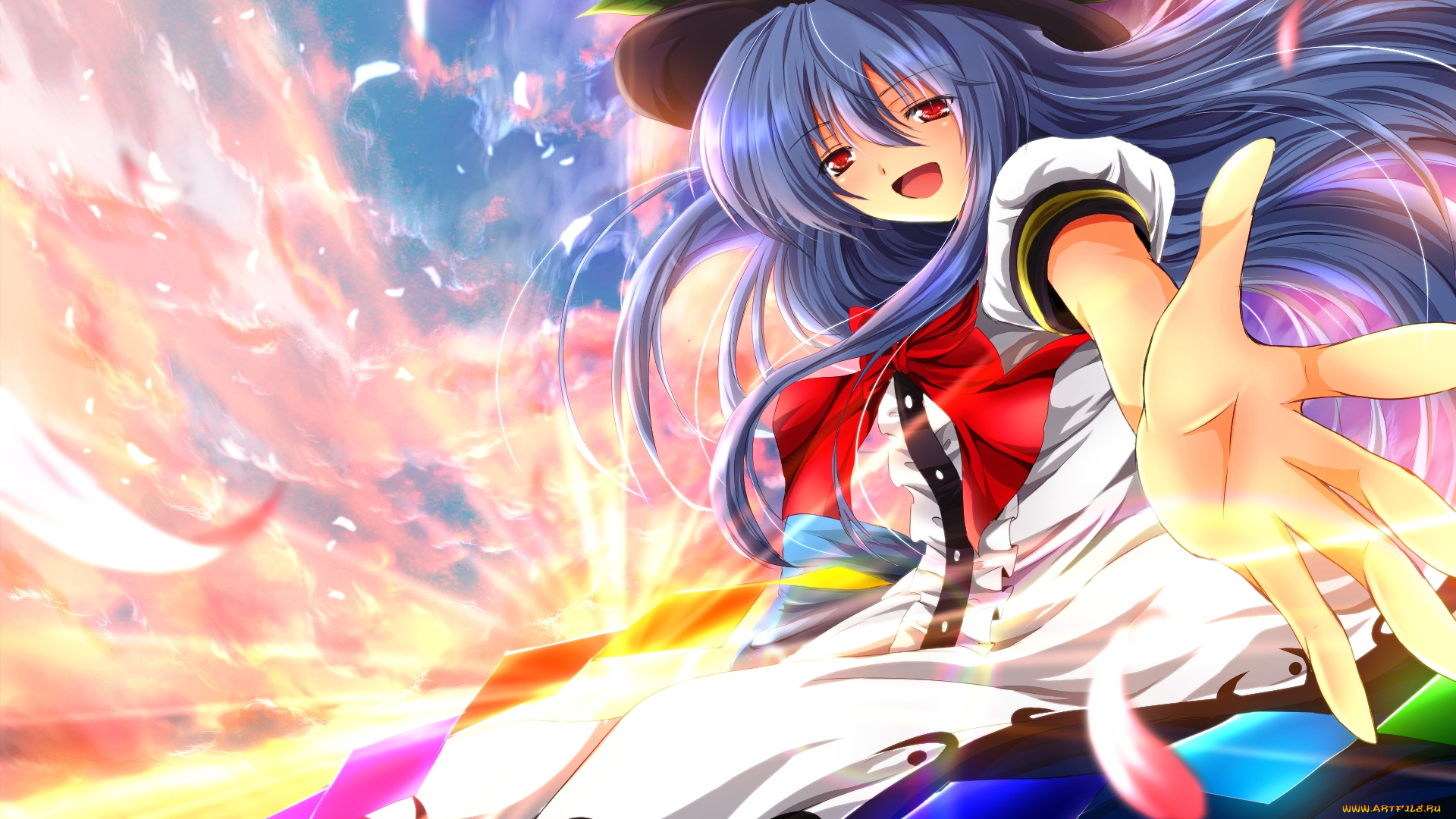 аниме, touhou, девушка