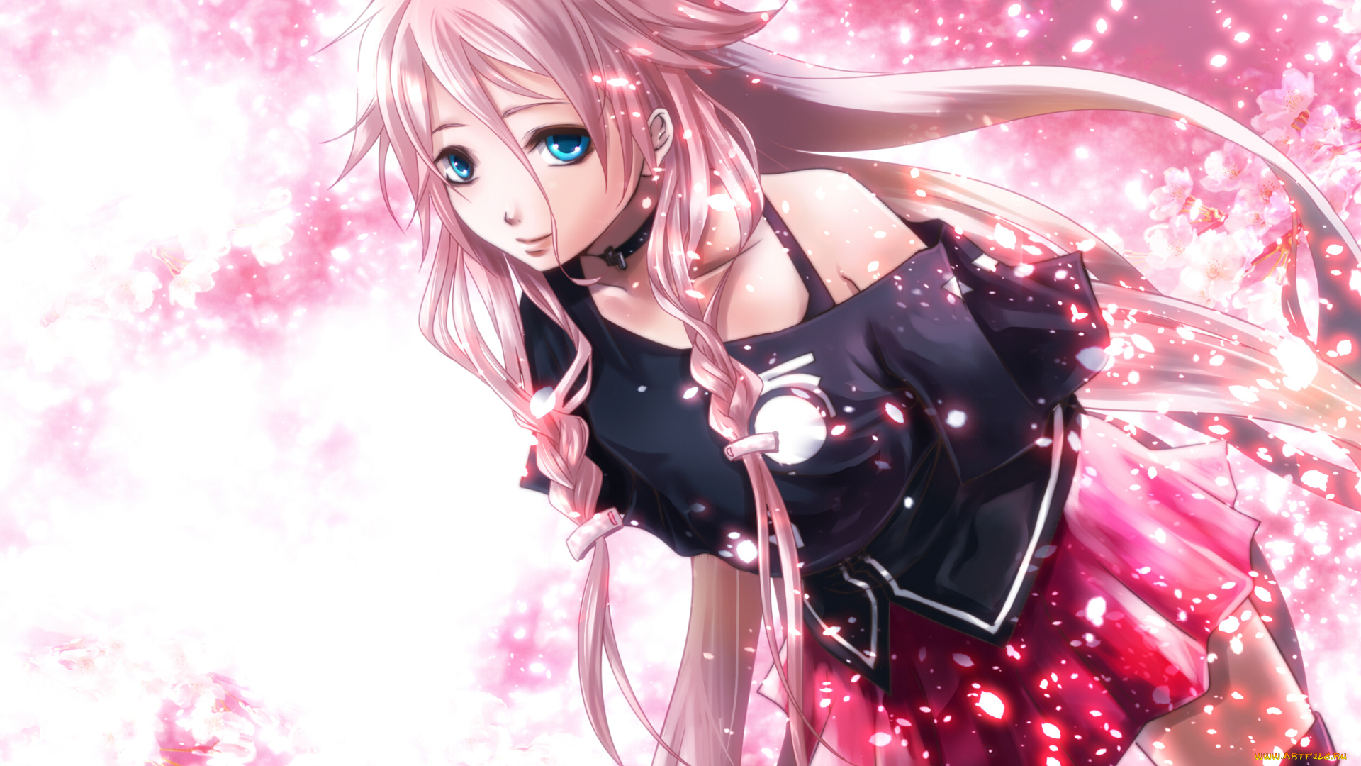 аниме, vocaloid, asagi516, ia