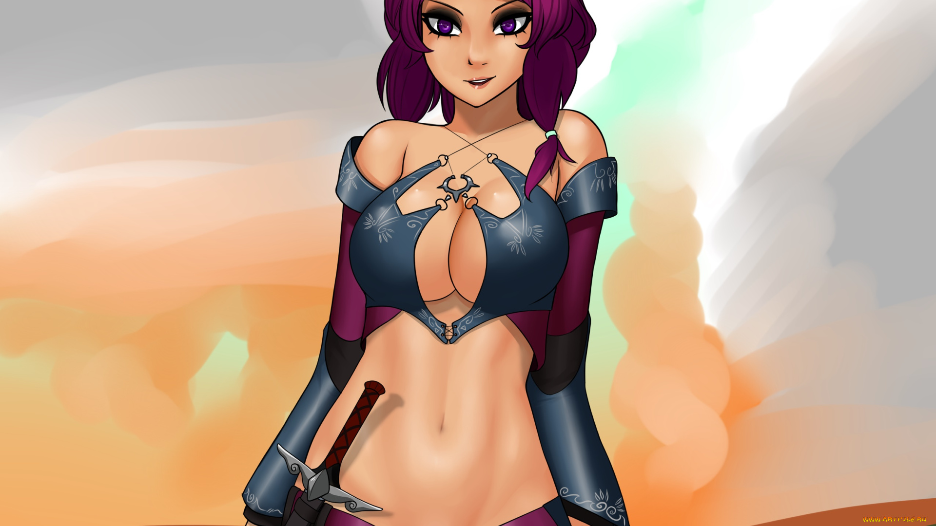 разное, арты, фон, взгляд, девушка