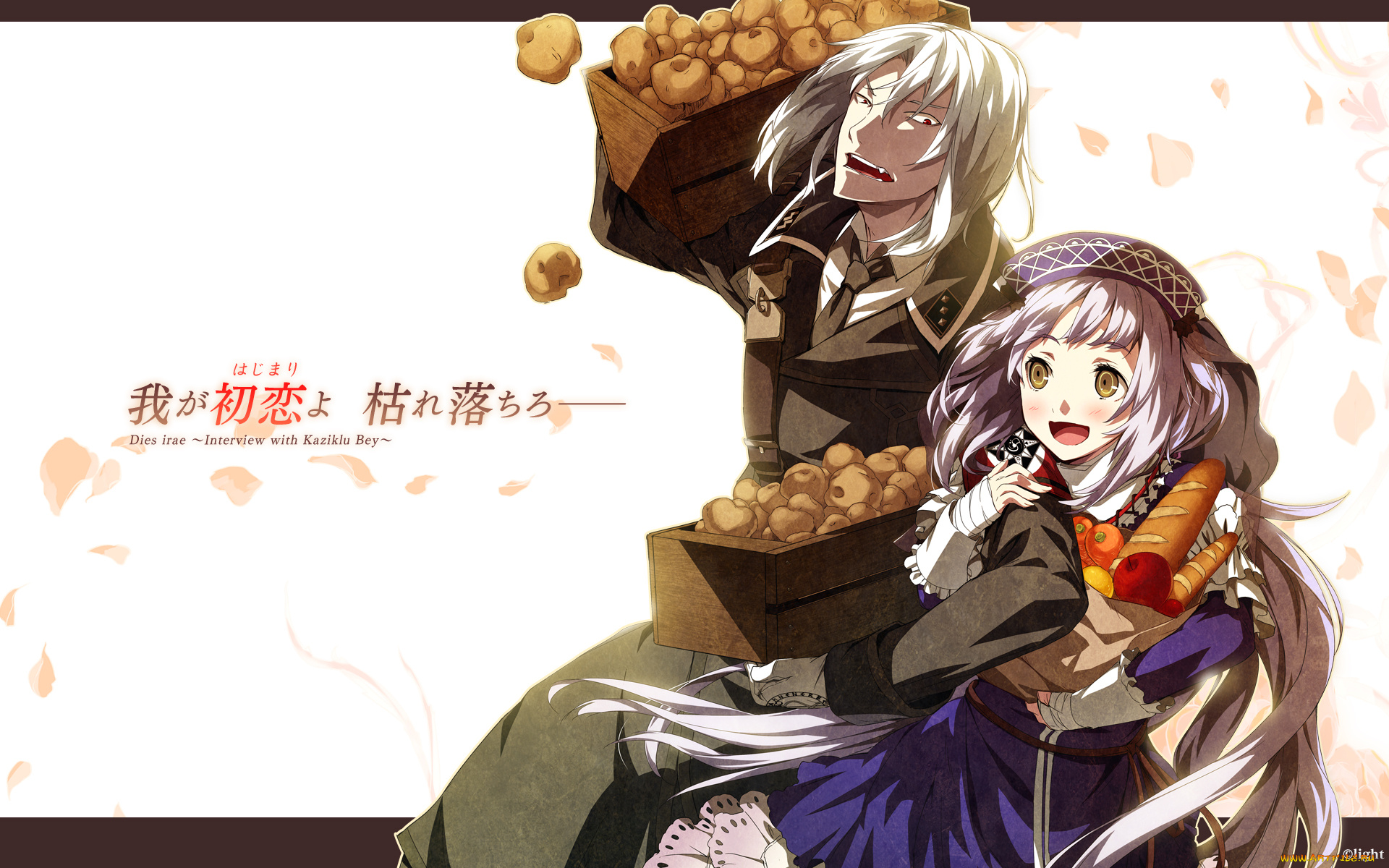 аниме, dies, irae, g, yuusuke, dies, irae, девочка, парень