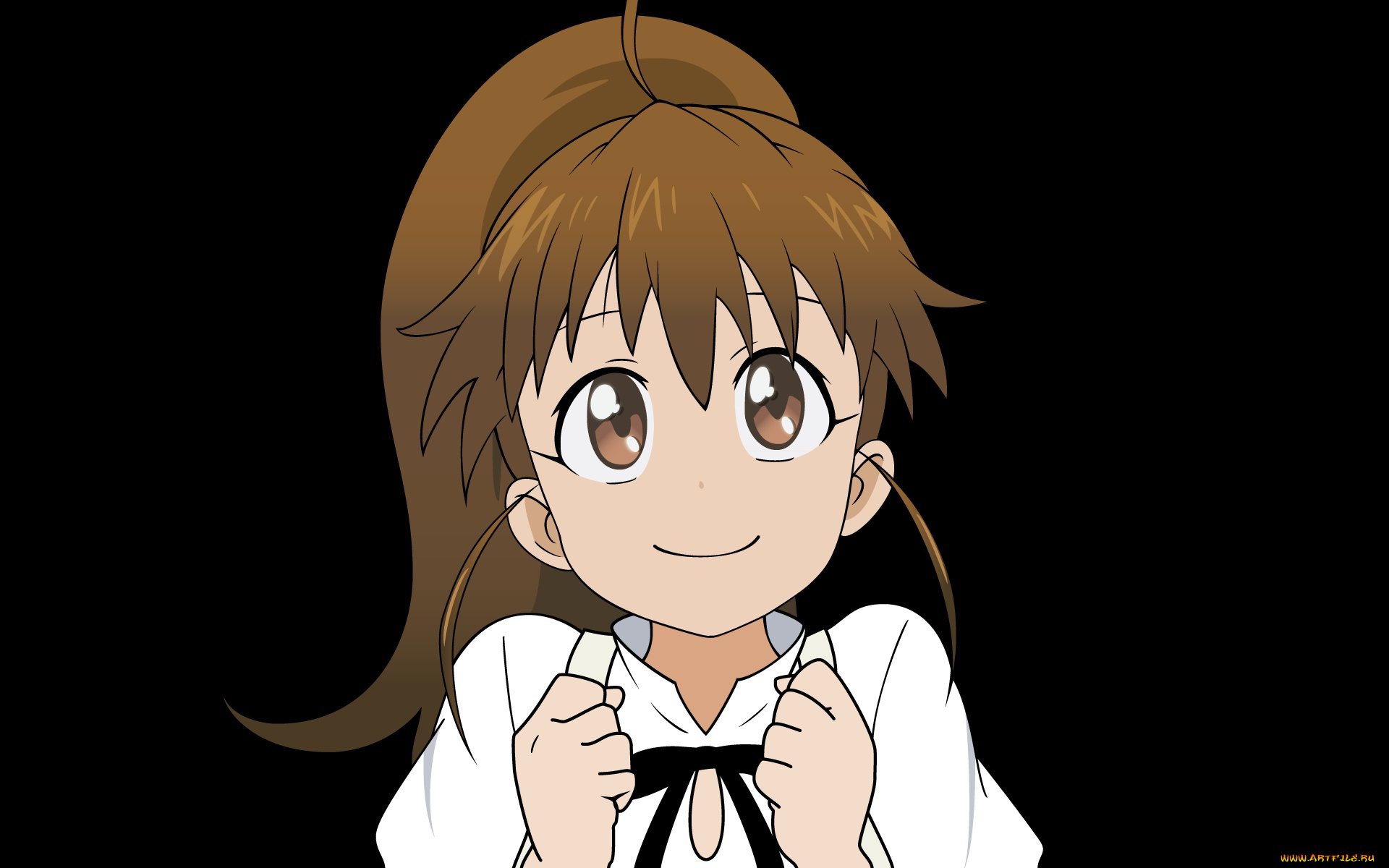 аниме, unknown, , другое, фон, взгляд, девушка