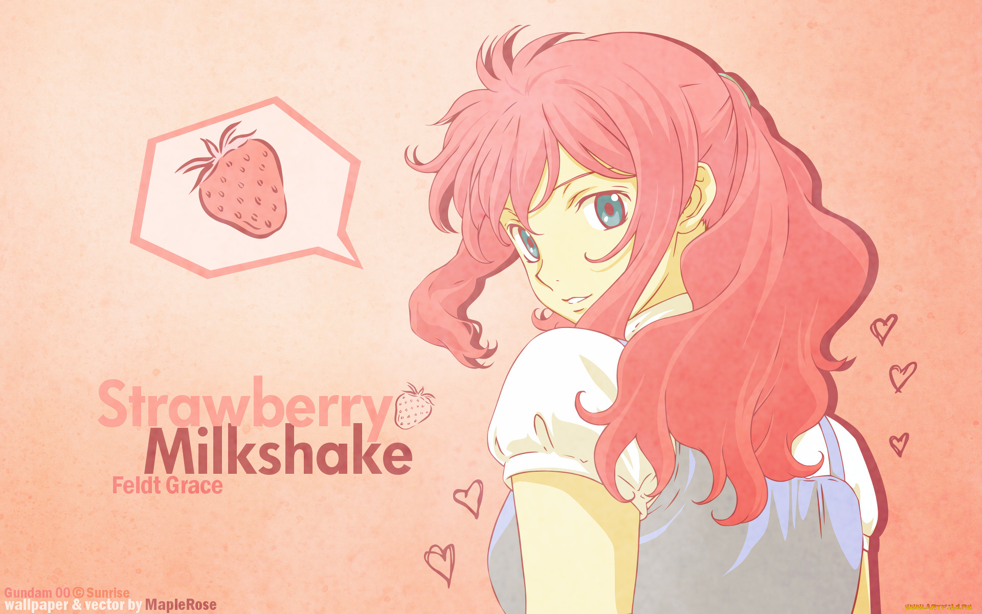 gunda, аниме, unknown, , другое, фон, взгляд, девушка