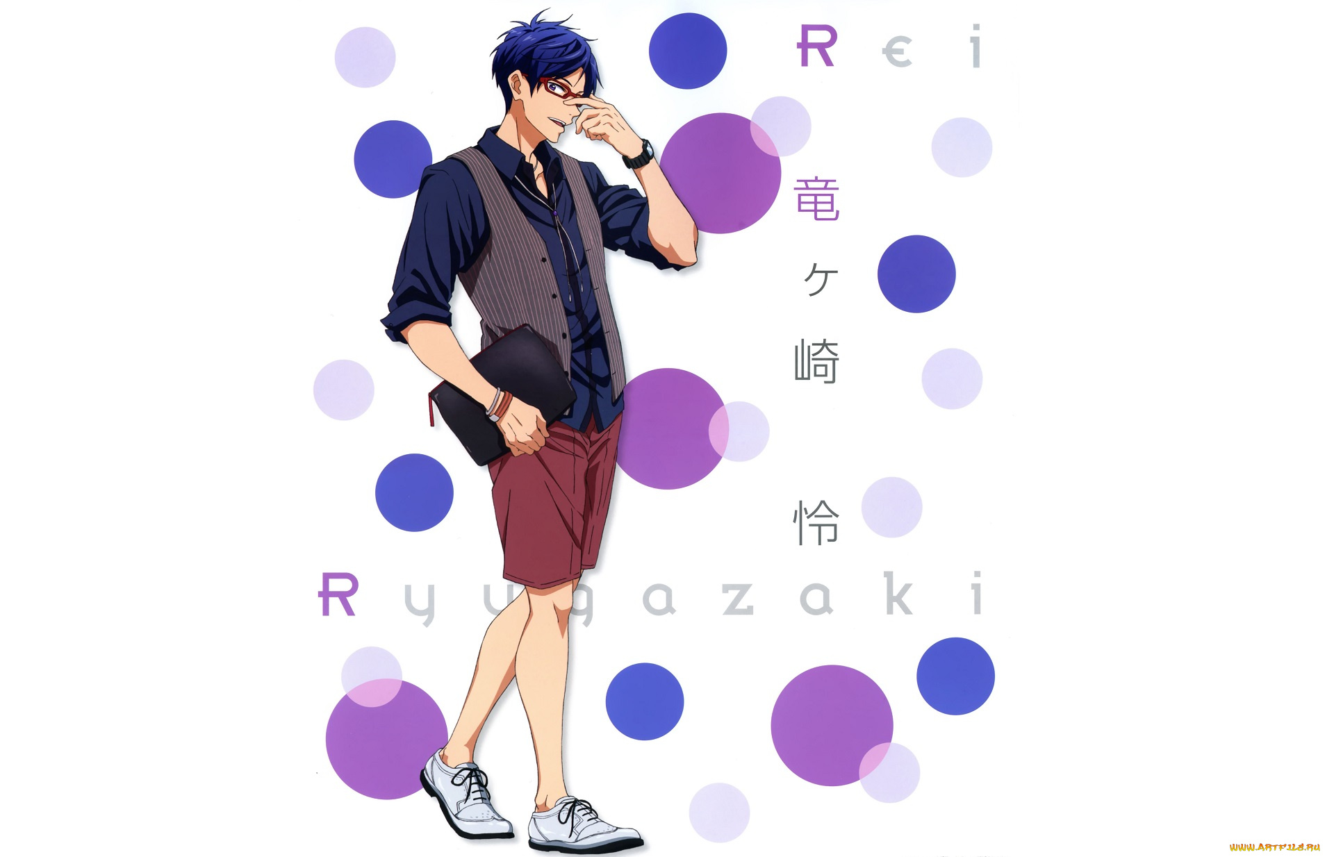 аниме, free, парень