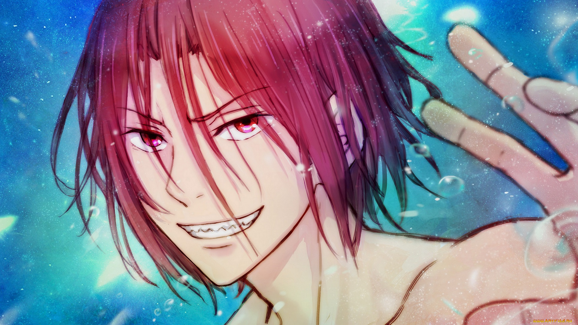 аниме, free, рин