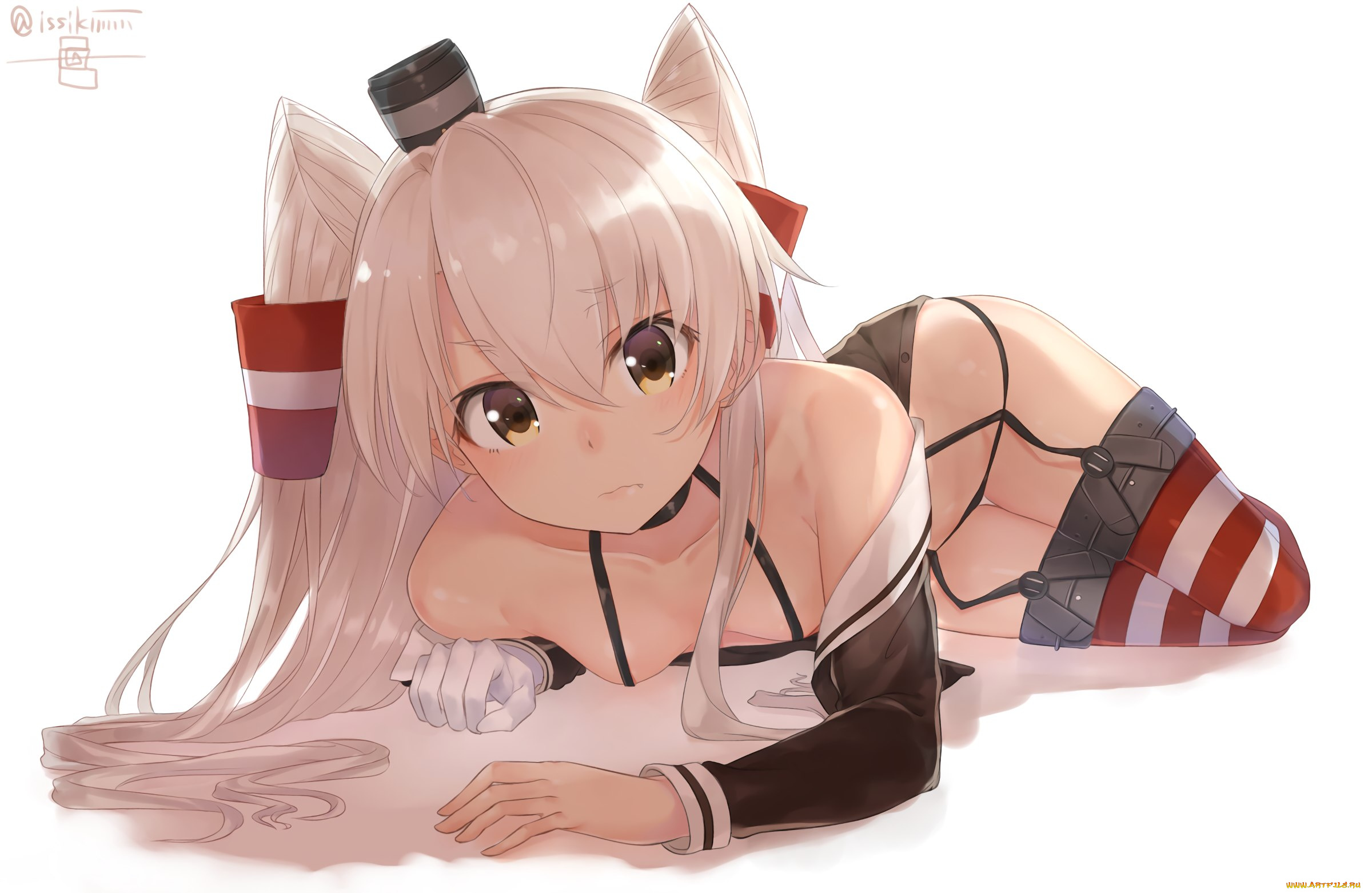 аниме, kantai, collection, amatsukaze, kantai, collection