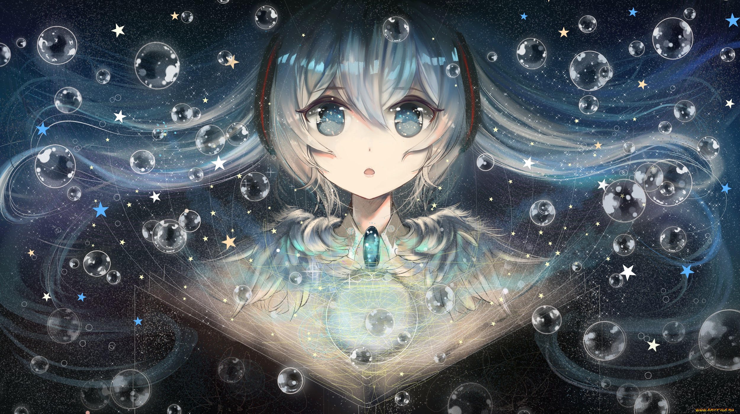 аниме, vocaloid, hatsune, miku