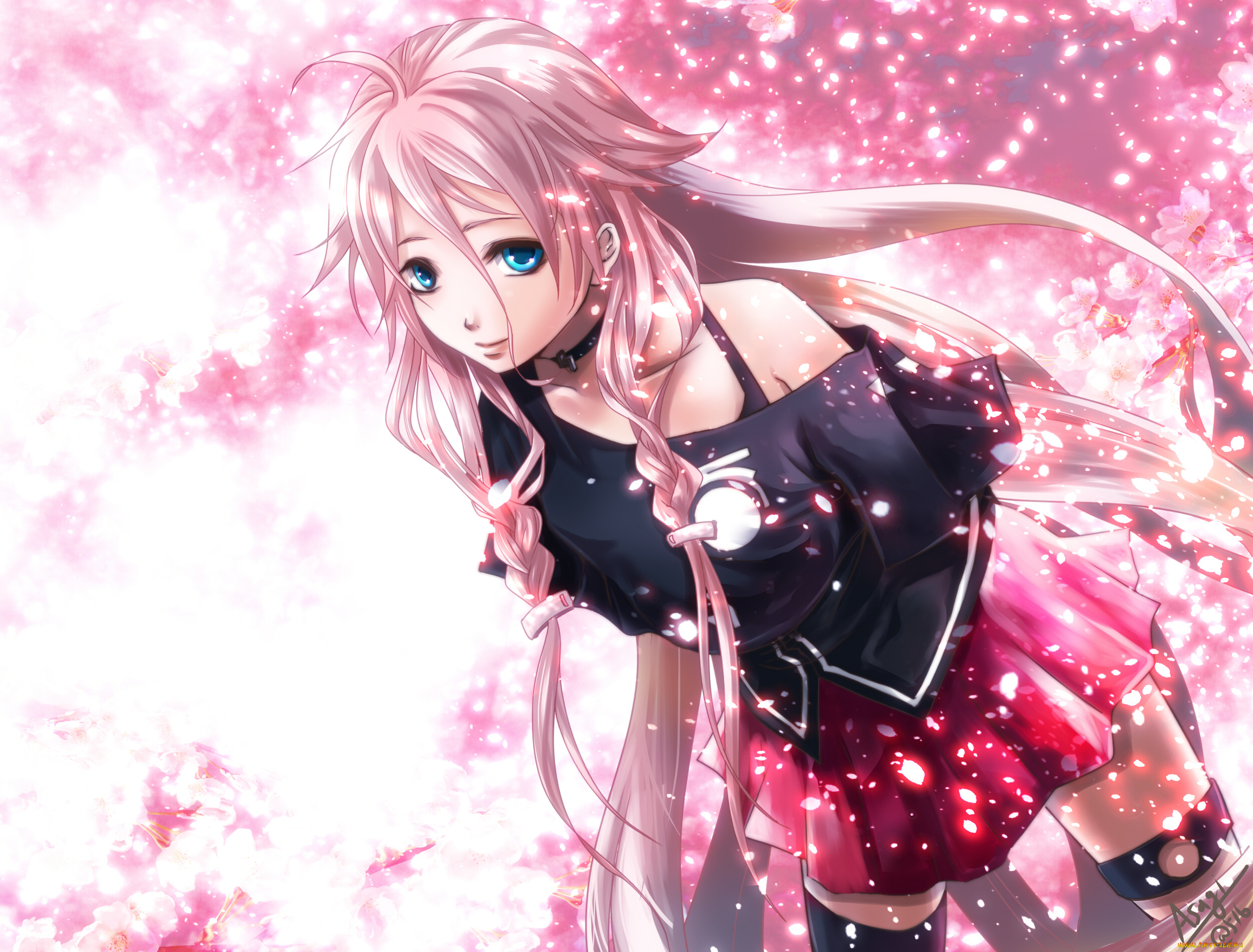 аниме, vocaloid, asagi516, ia