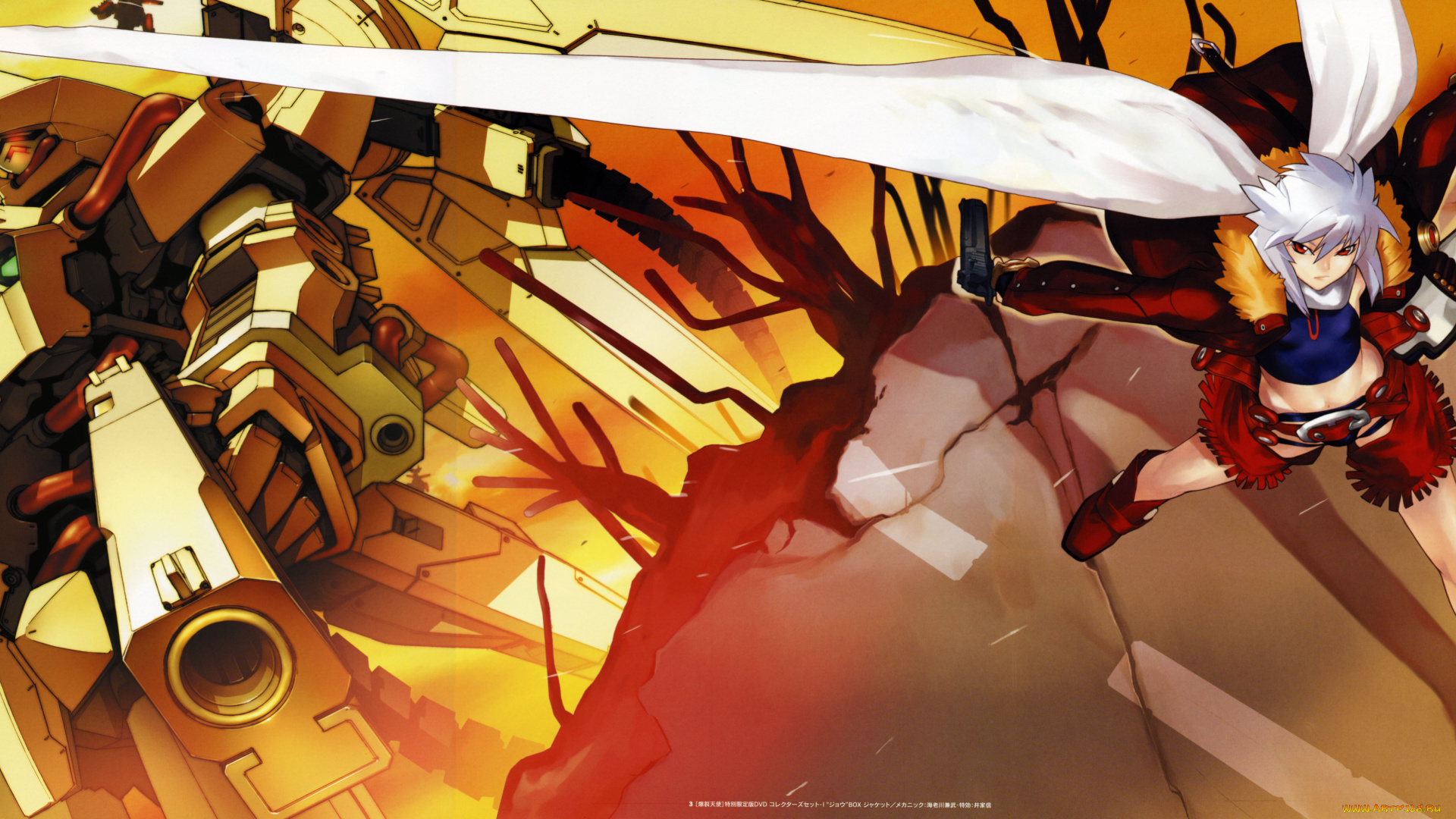 аниме, bakuretsu, tenshi, девушка