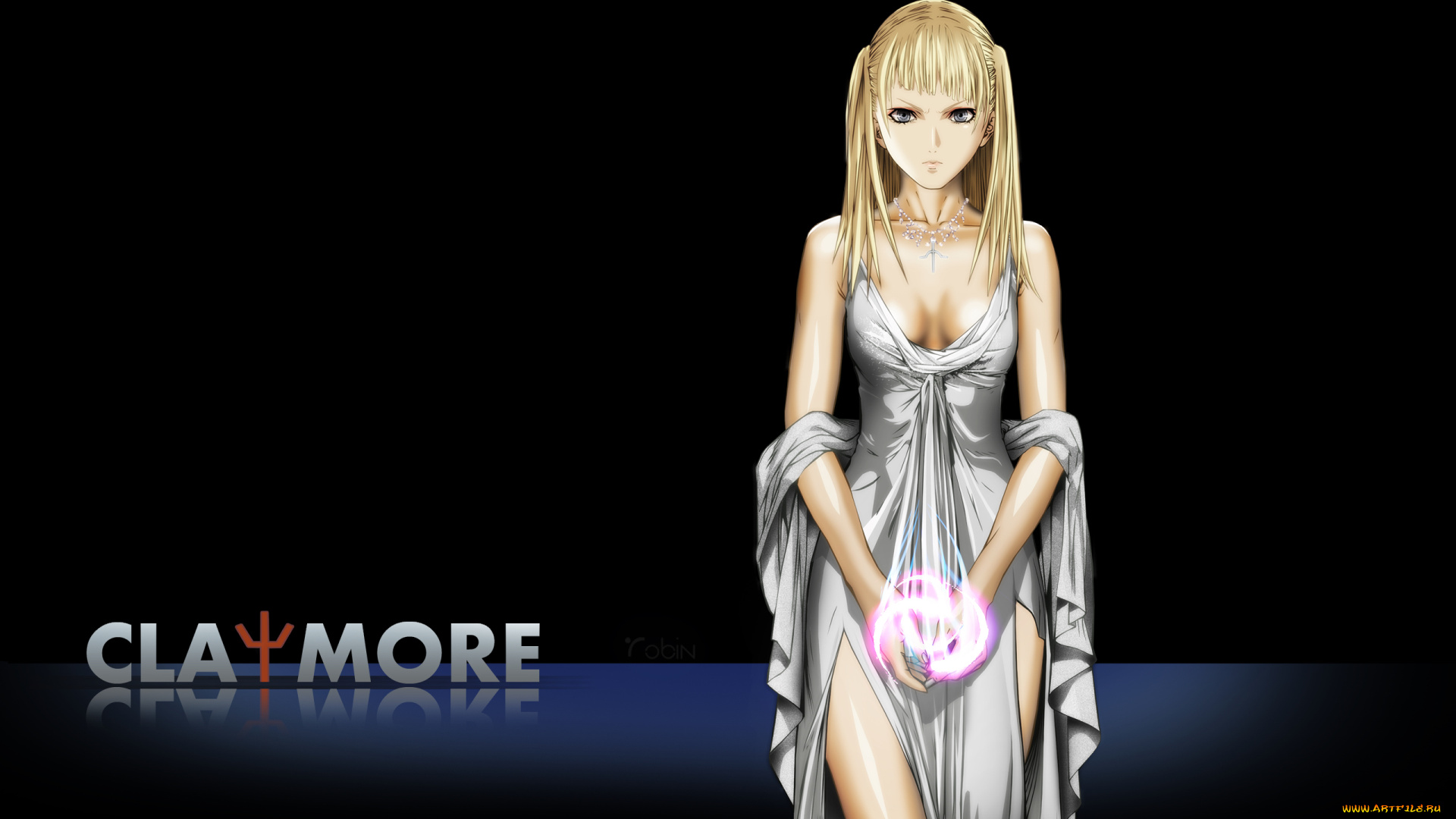 аниме, claymore, платье, девушка, манга, dietrich, Яги, норихиро, магия