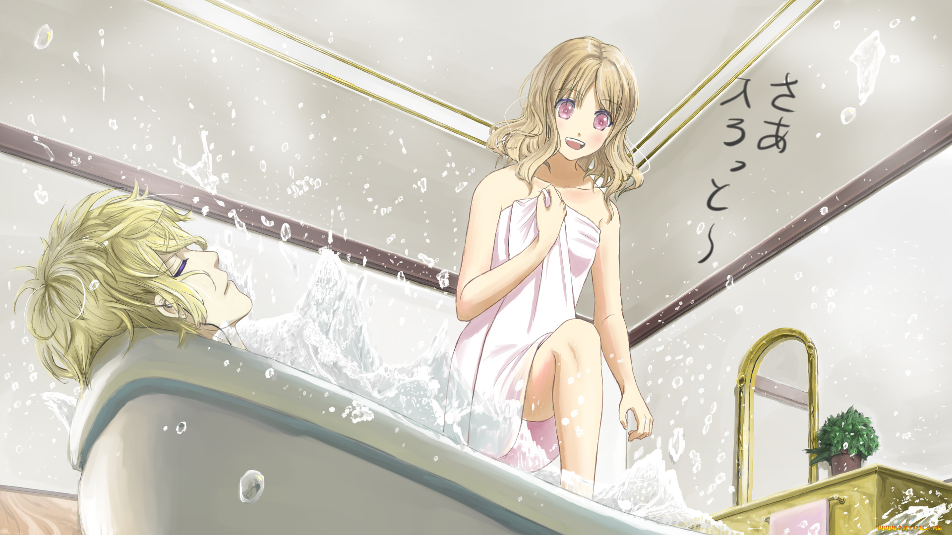 аниме, diabolik, lovers, девушка, парень