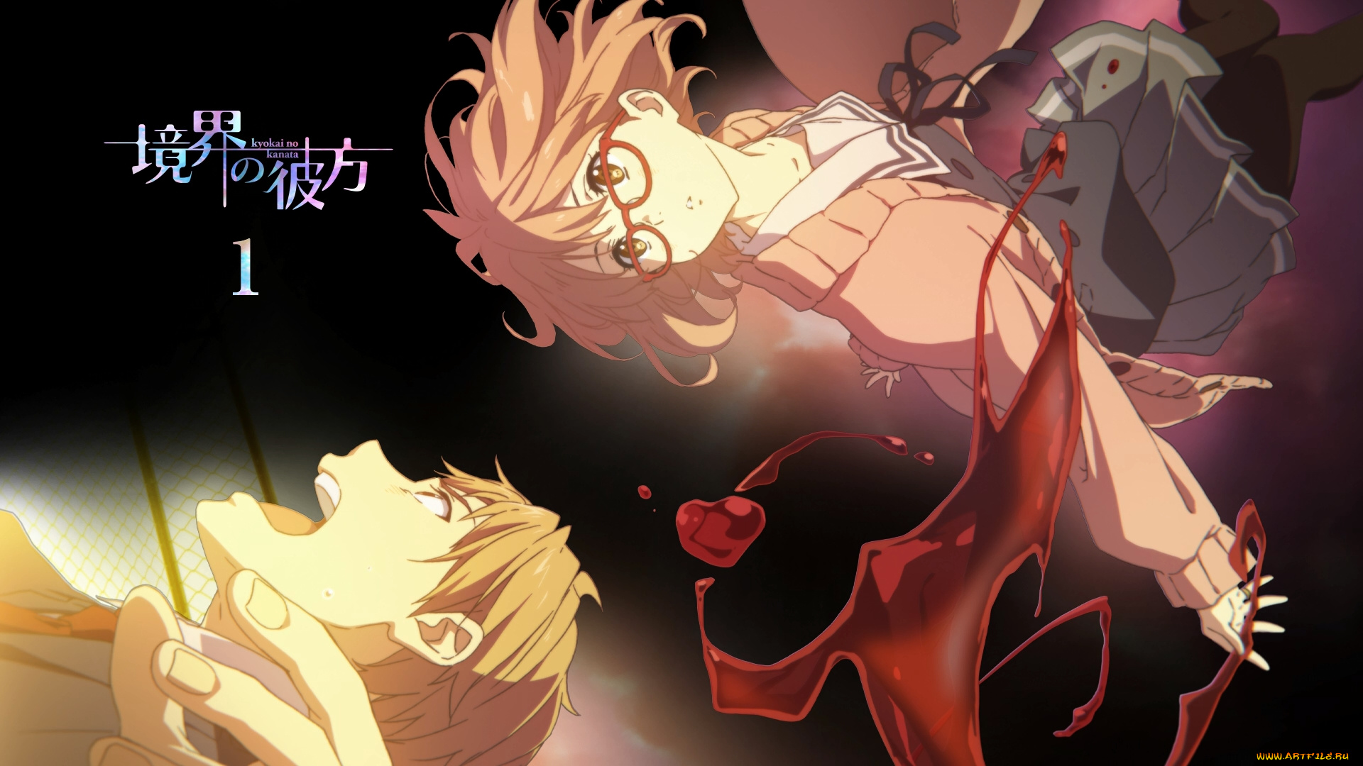 аниме, kyoukai, no, kanata, за, гранью