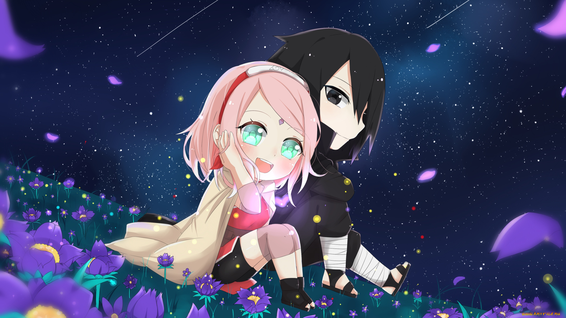 аниме, naruto, sakura, sasuke