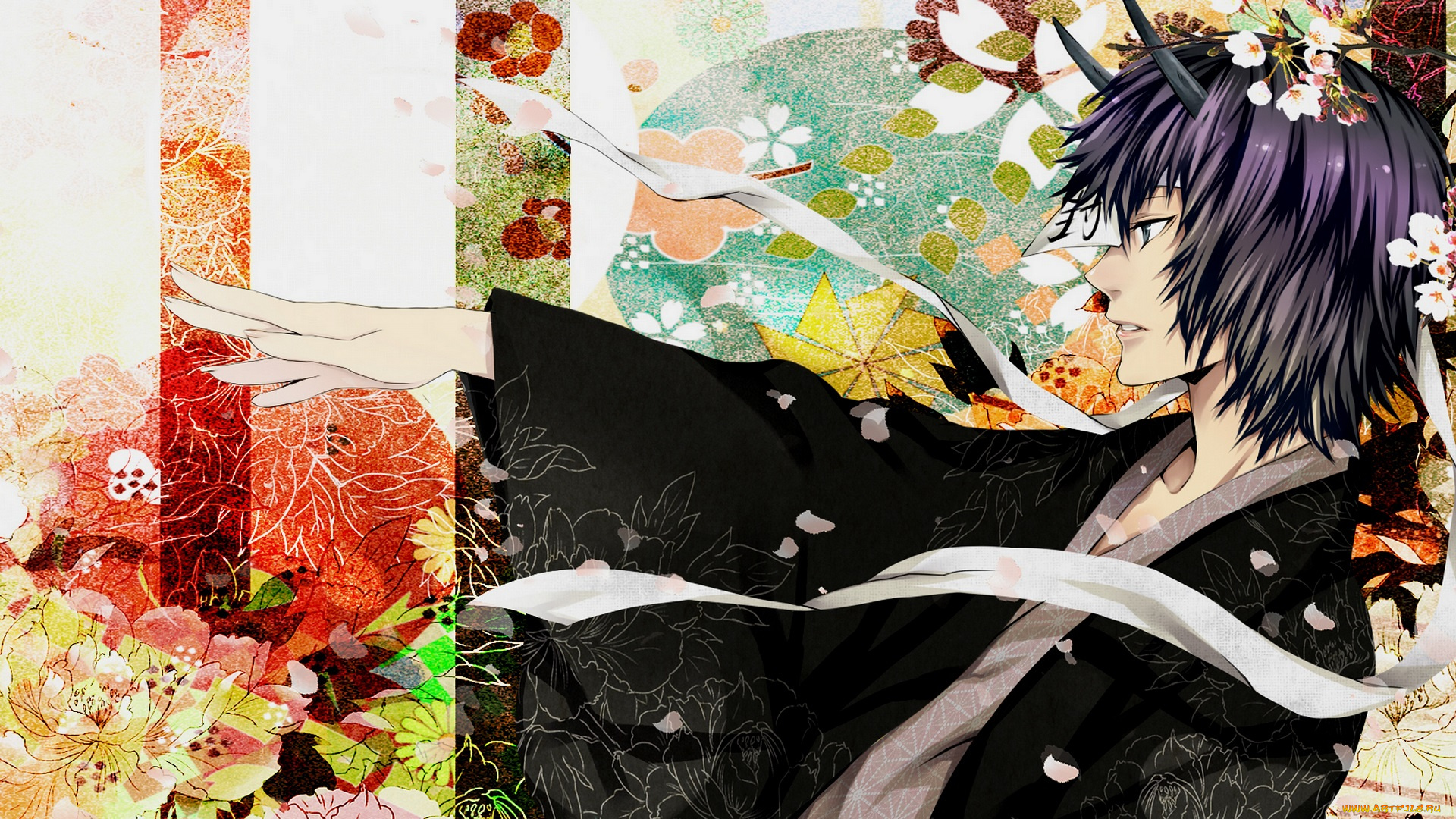 аниме, natsume, yuujinchou, парень