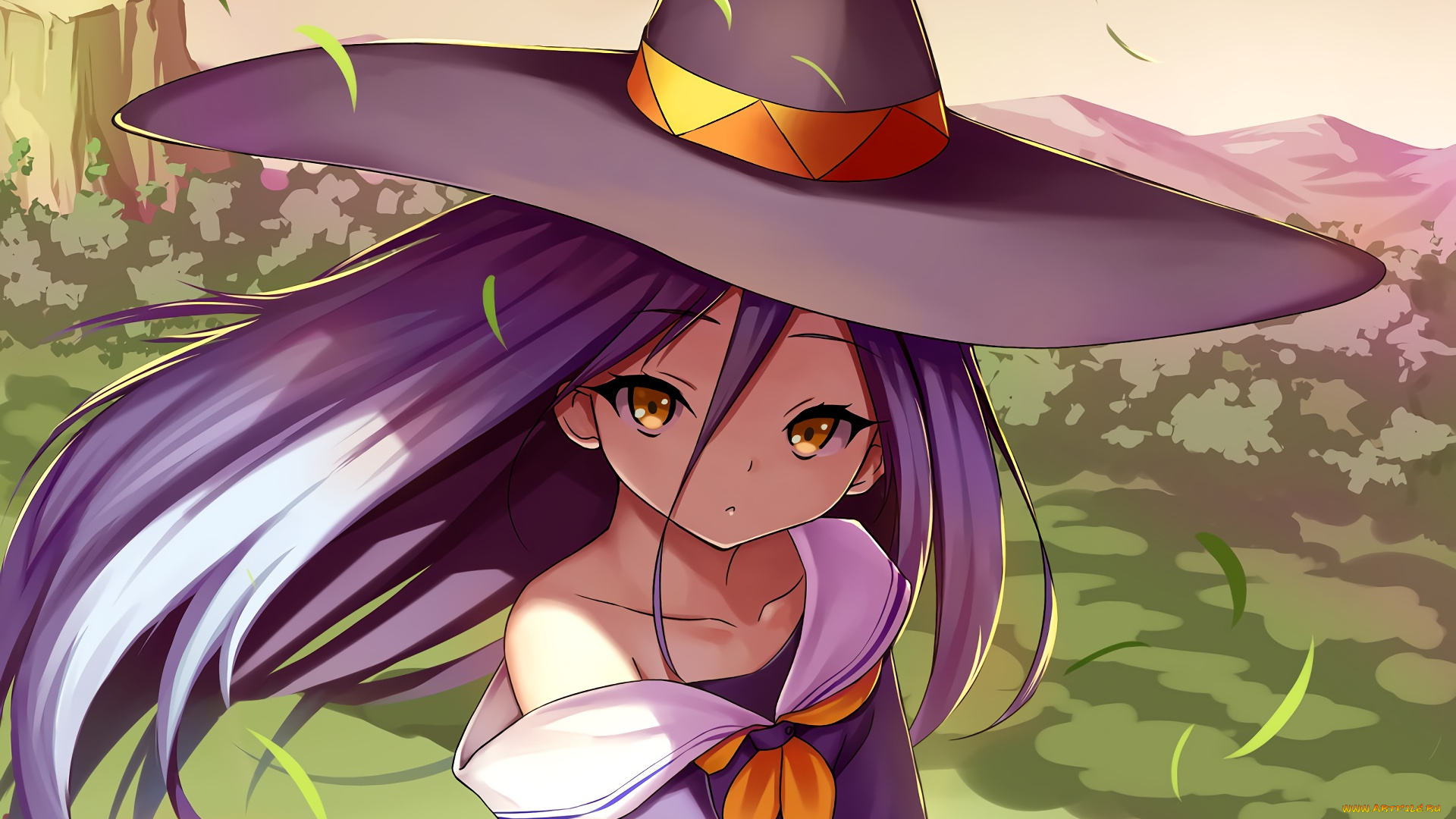 аниме, no, game, no, life, фон, взгляд, девушка