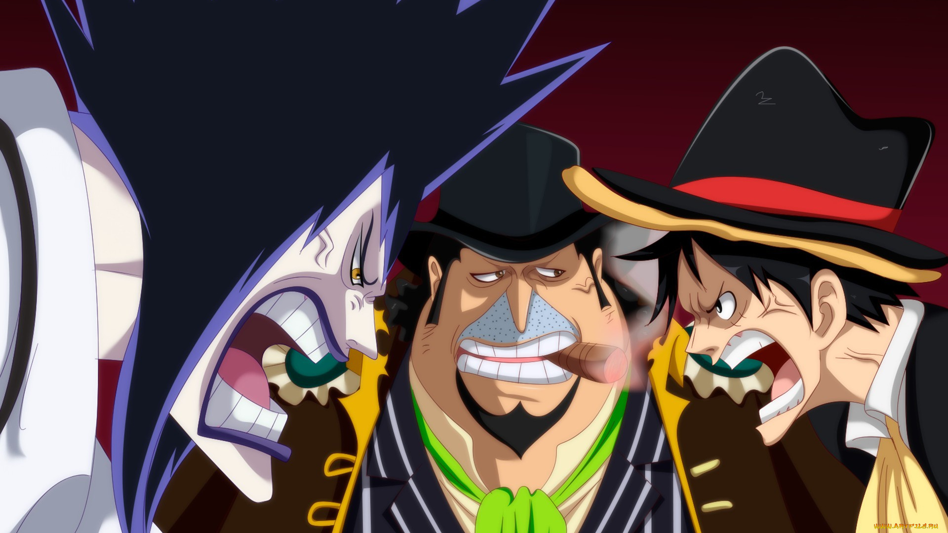 аниме, one, piece, большой, куш