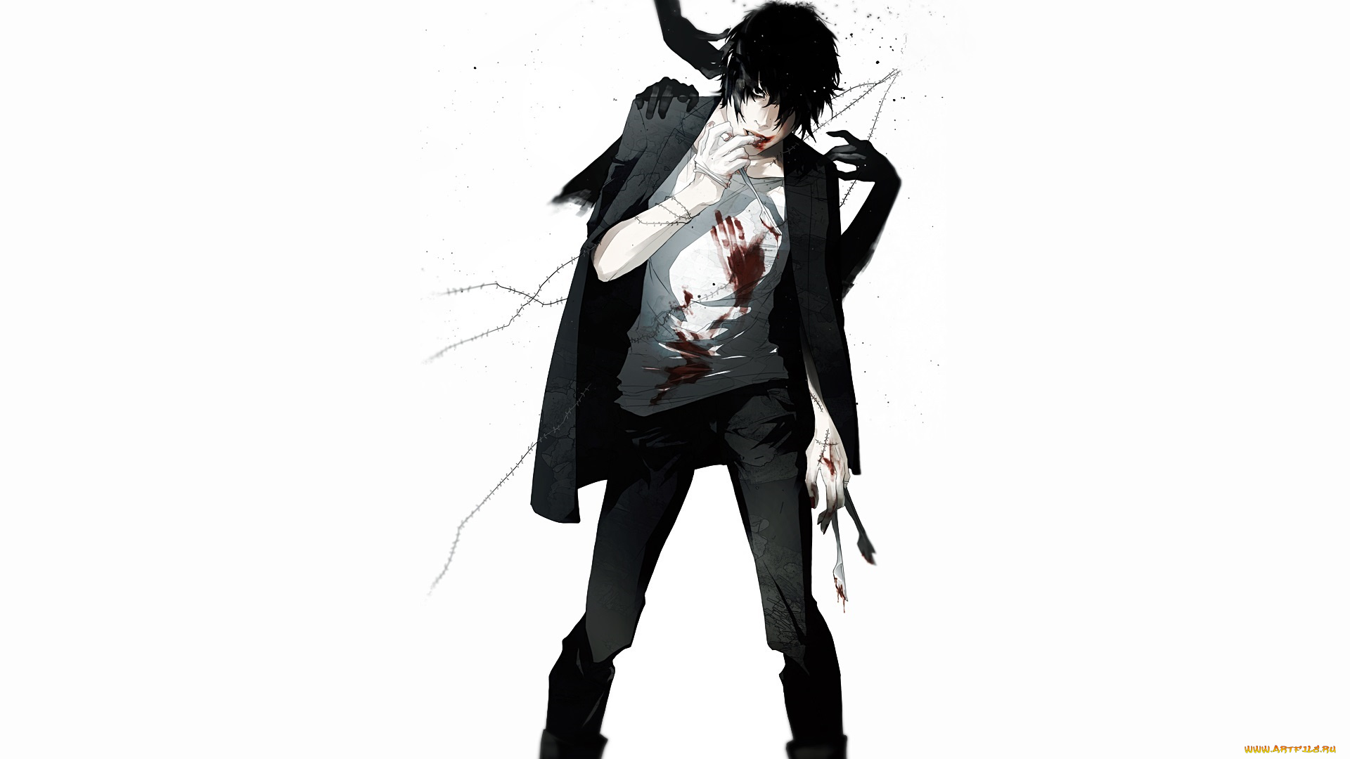 аниме, оружие, , техника, , технологии, парень