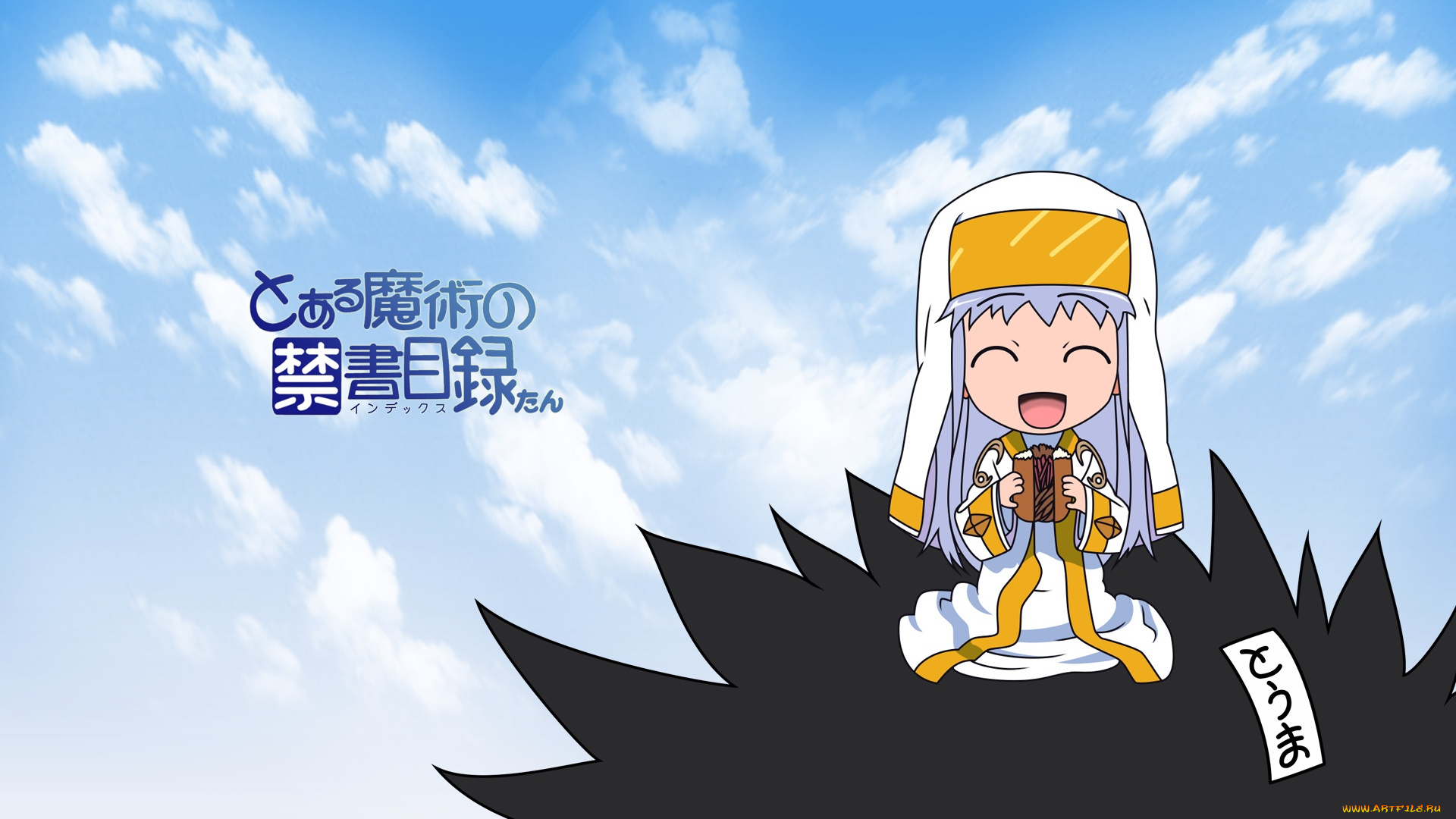 аниме, toaru, majutsu, no, index, фон, взгляд, девушка