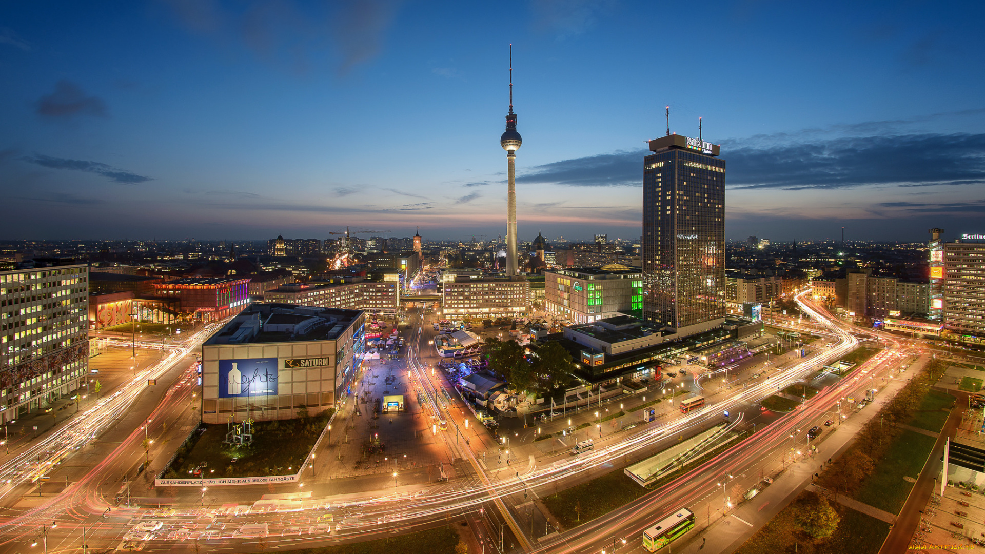 berlin, rooftop, города, берлин, , германия, телебашня