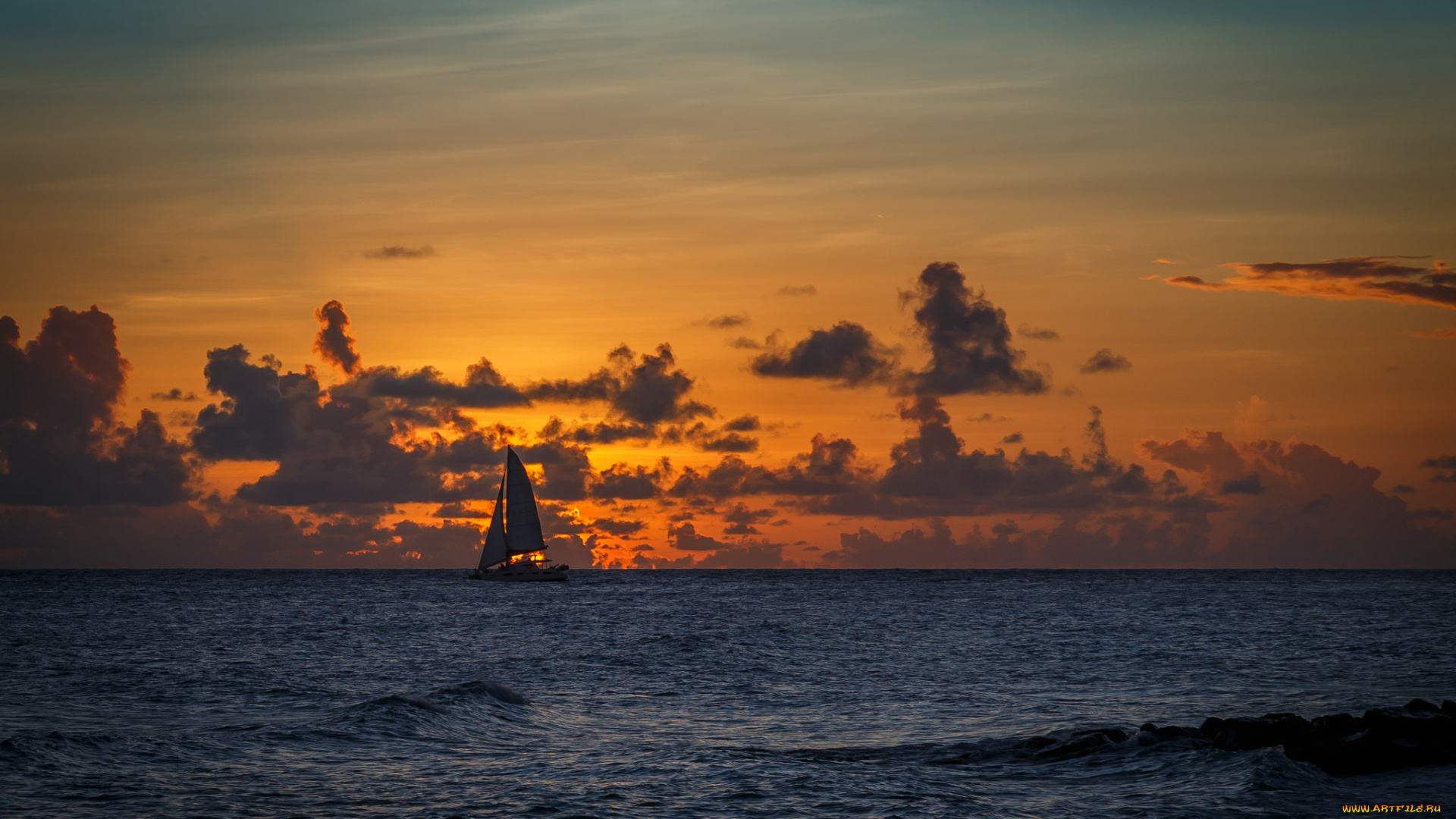 корабли, Яхты, парус