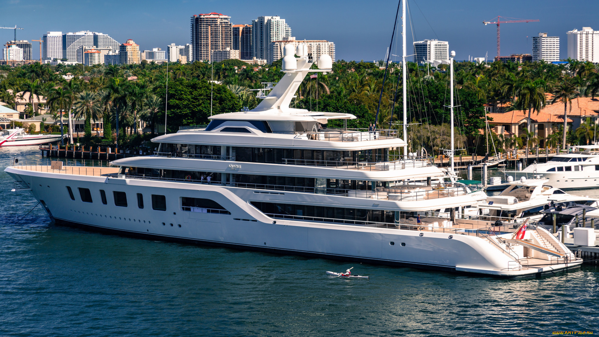 корабли, Яхты, суперяхта