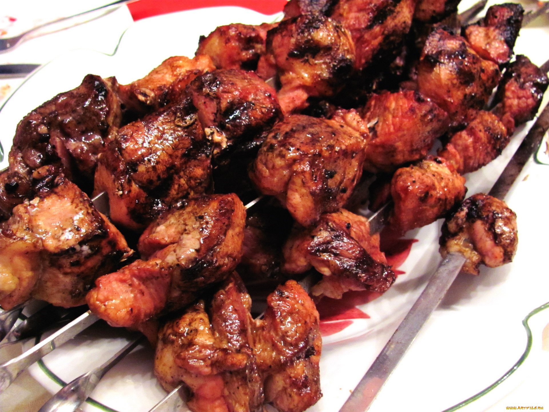 еда, шашлык, , барбекю, мясо, поджаристое, шампуры