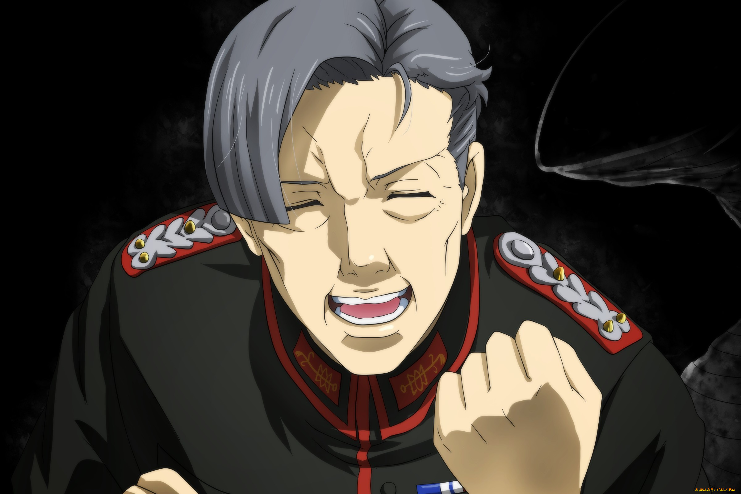 аниме, youjo, senki, soldier, manga, medal, germany, man, seifuku, asian, military, asiatic, oriental, powerful, official, angry, anime, youjo, senki