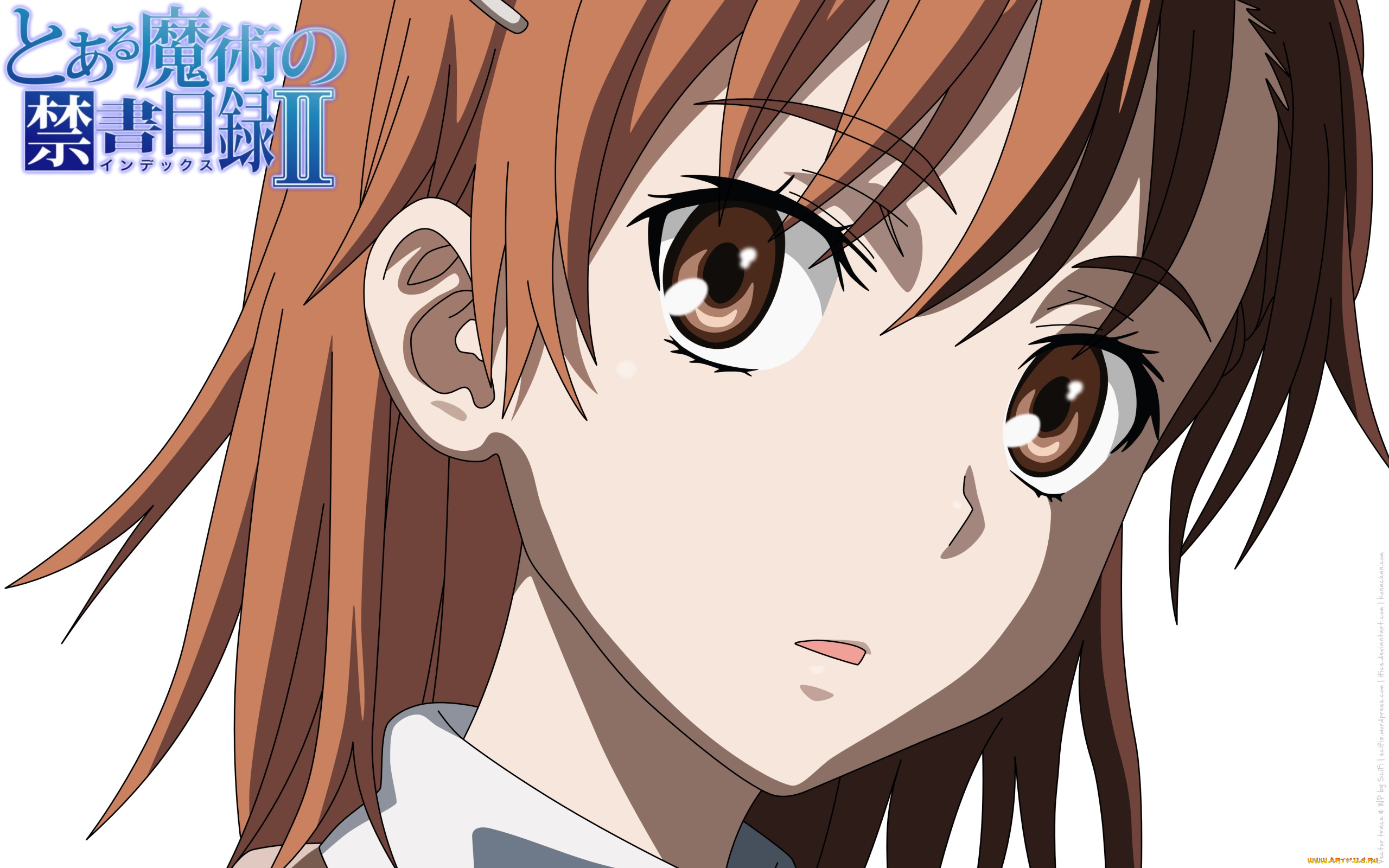 аниме, toaru, majutsu, no, index, фон, взгляд, девушка
