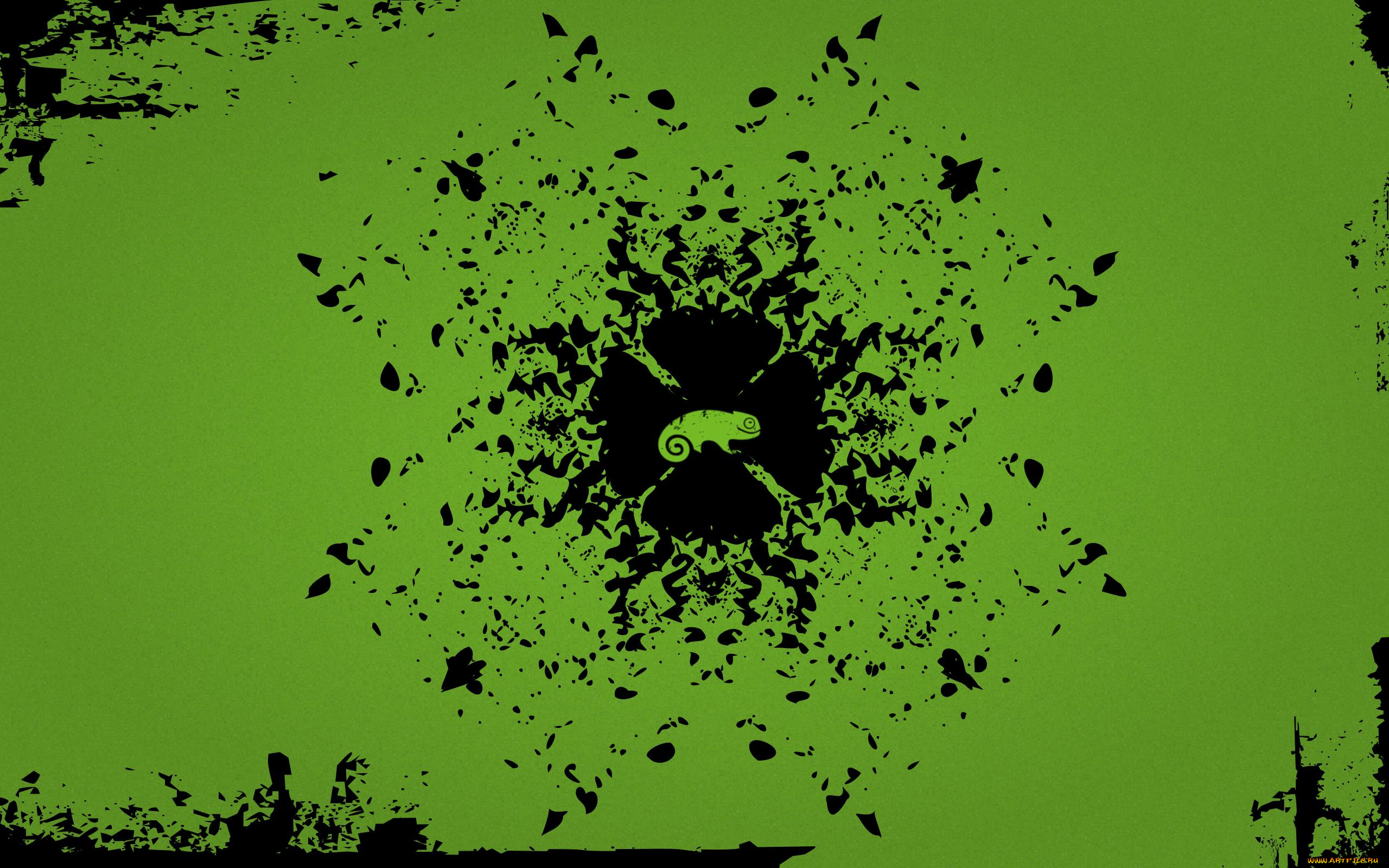 компьютеры, linux, логотип, фон