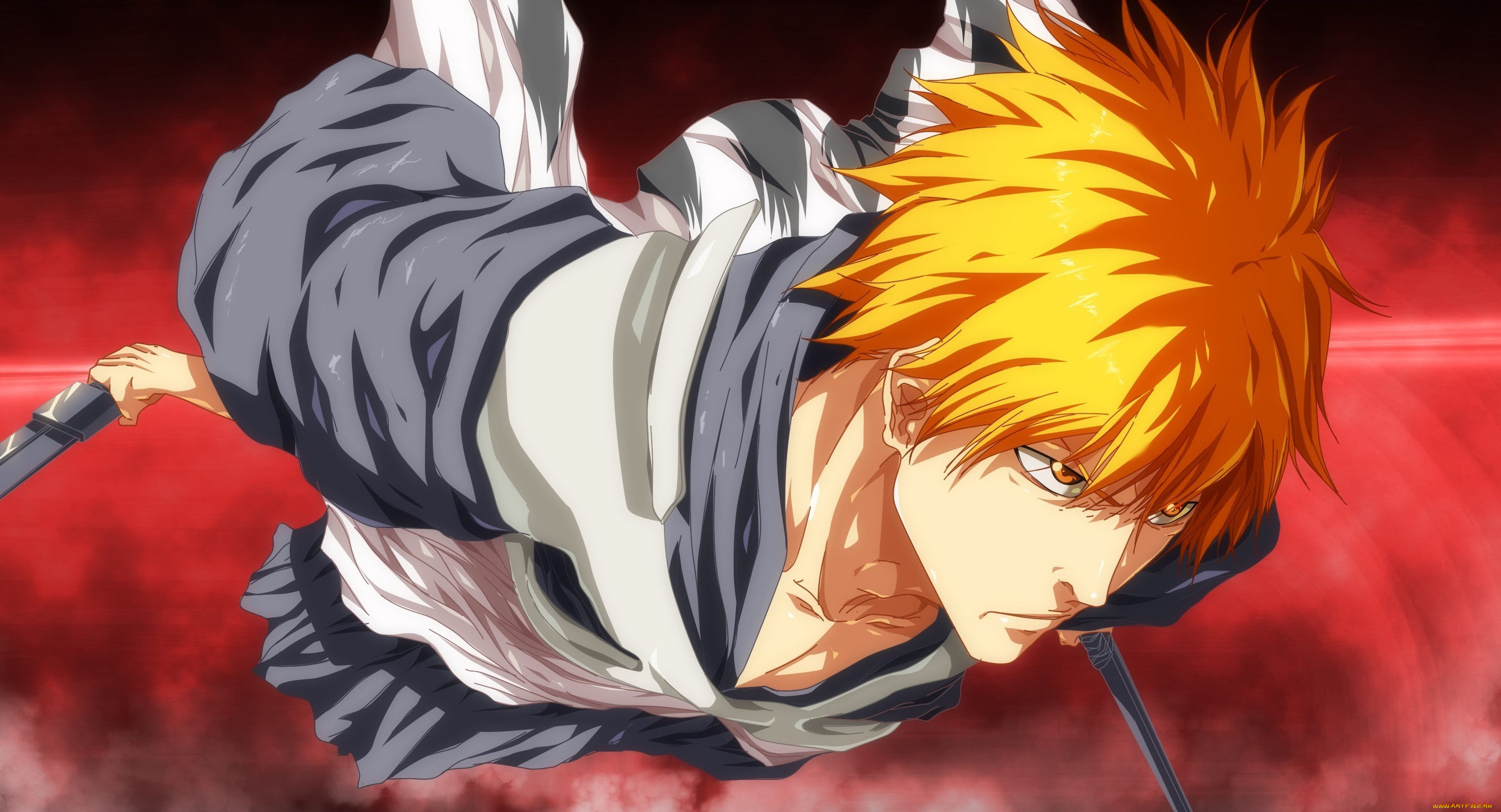 аниме, bleach, kurosaki, ichigo