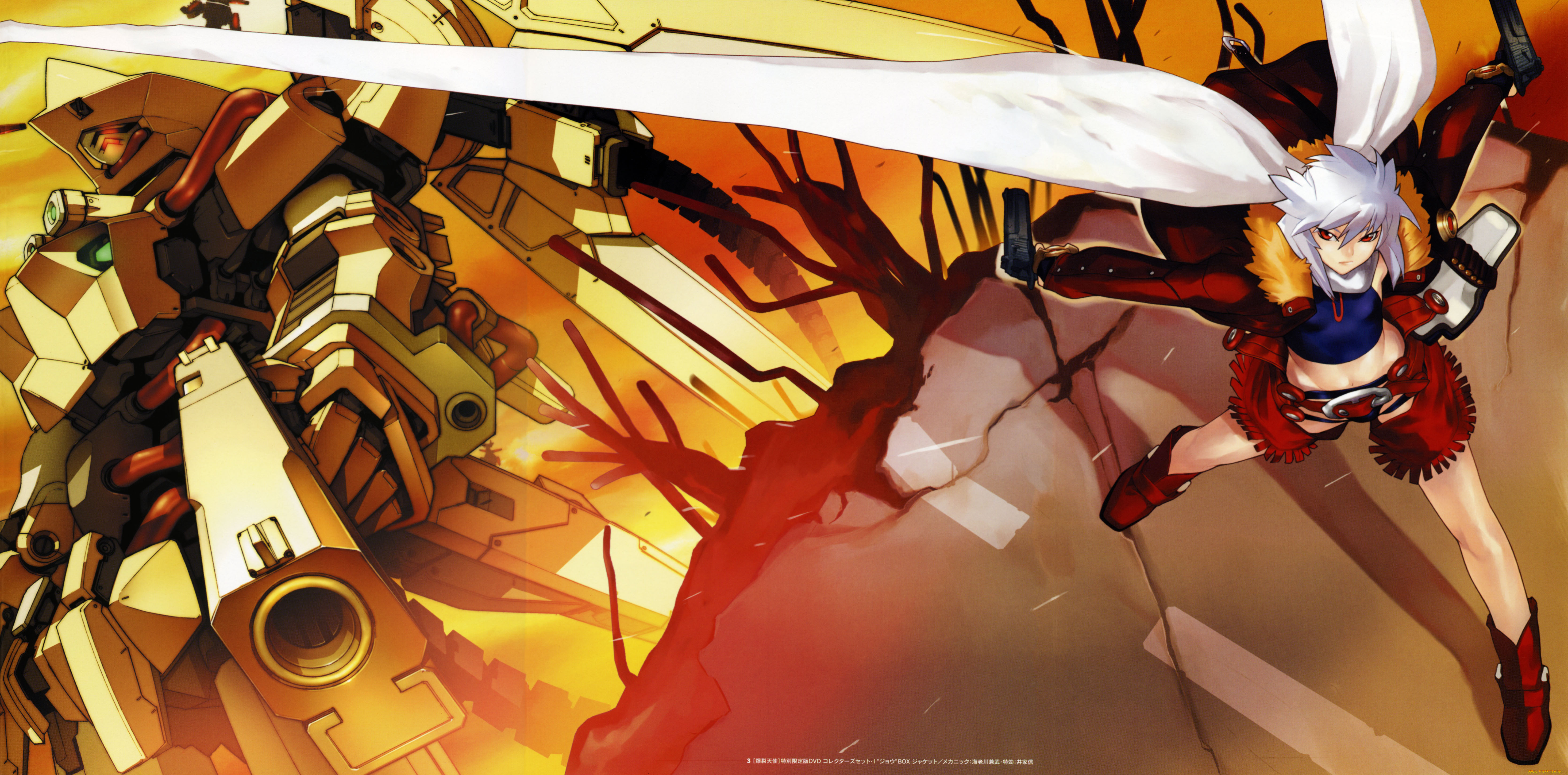 аниме, bakuretsu, tenshi, девушка