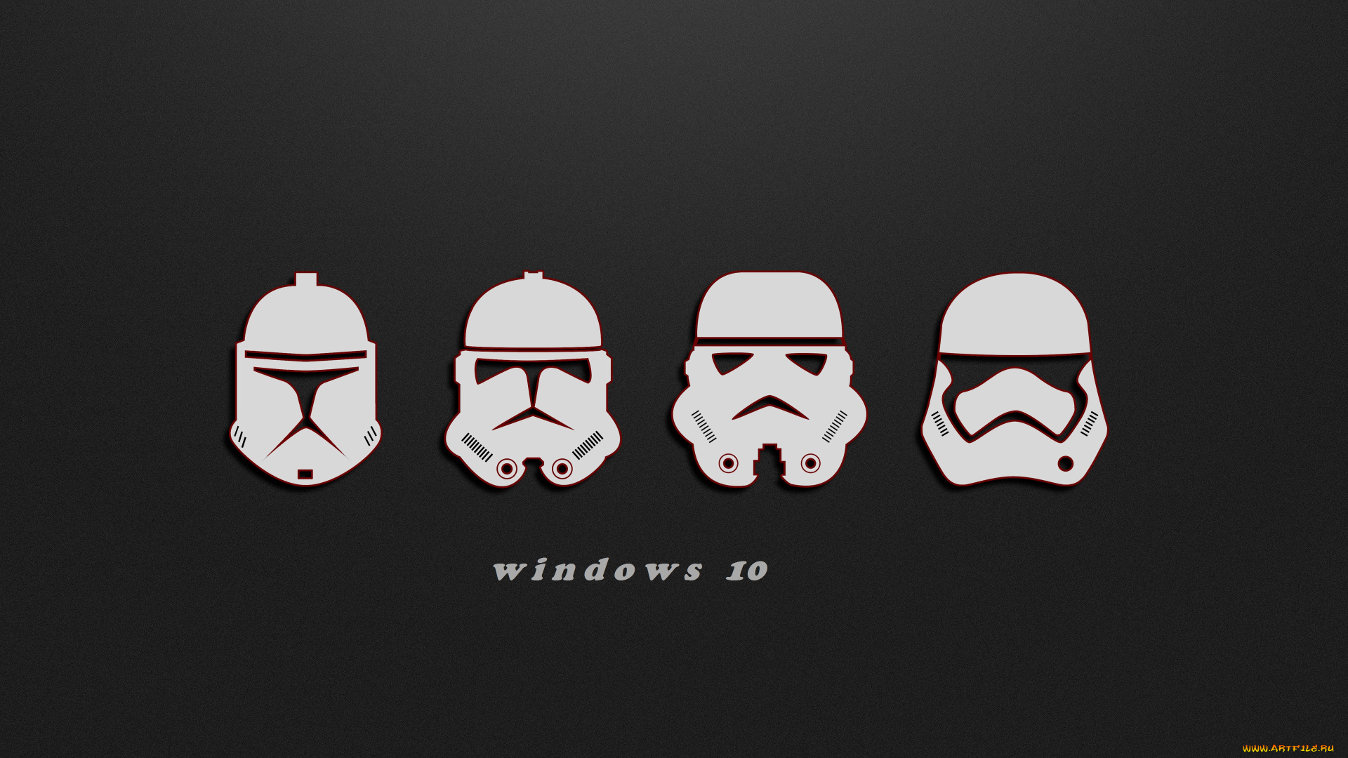 компьютеры, windows, , 10, логотип, фон