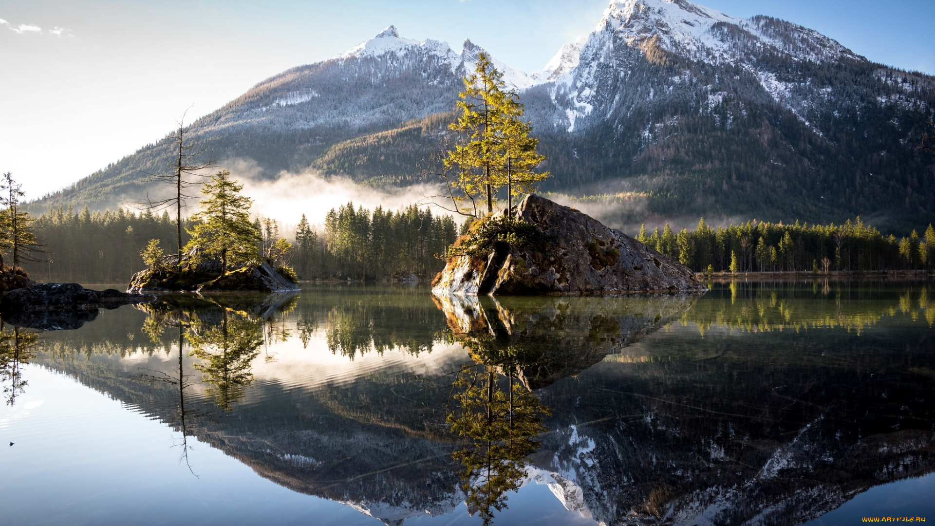 природа, реки, озера, отражение, озеро, горы