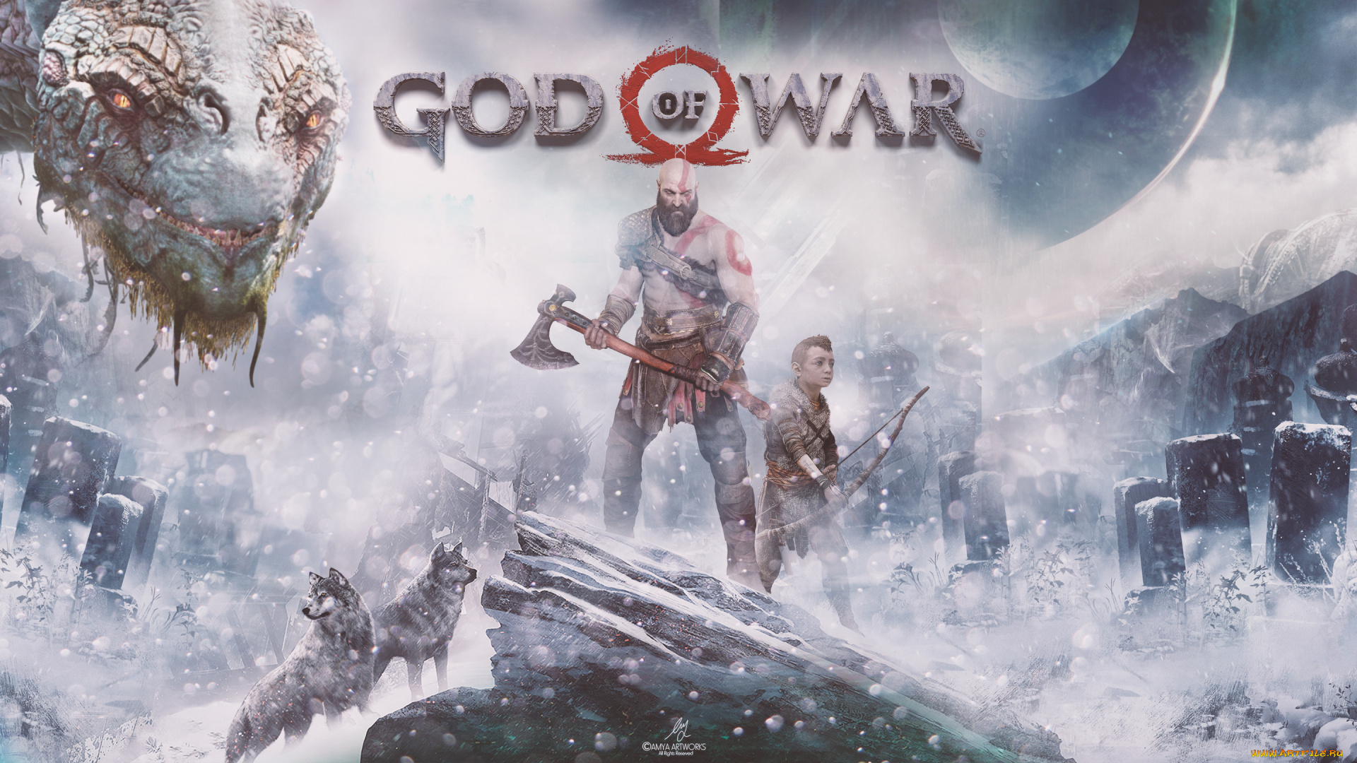видео, игры, god, of, war, , 2018, god, of, war, ролевая, 2017, action