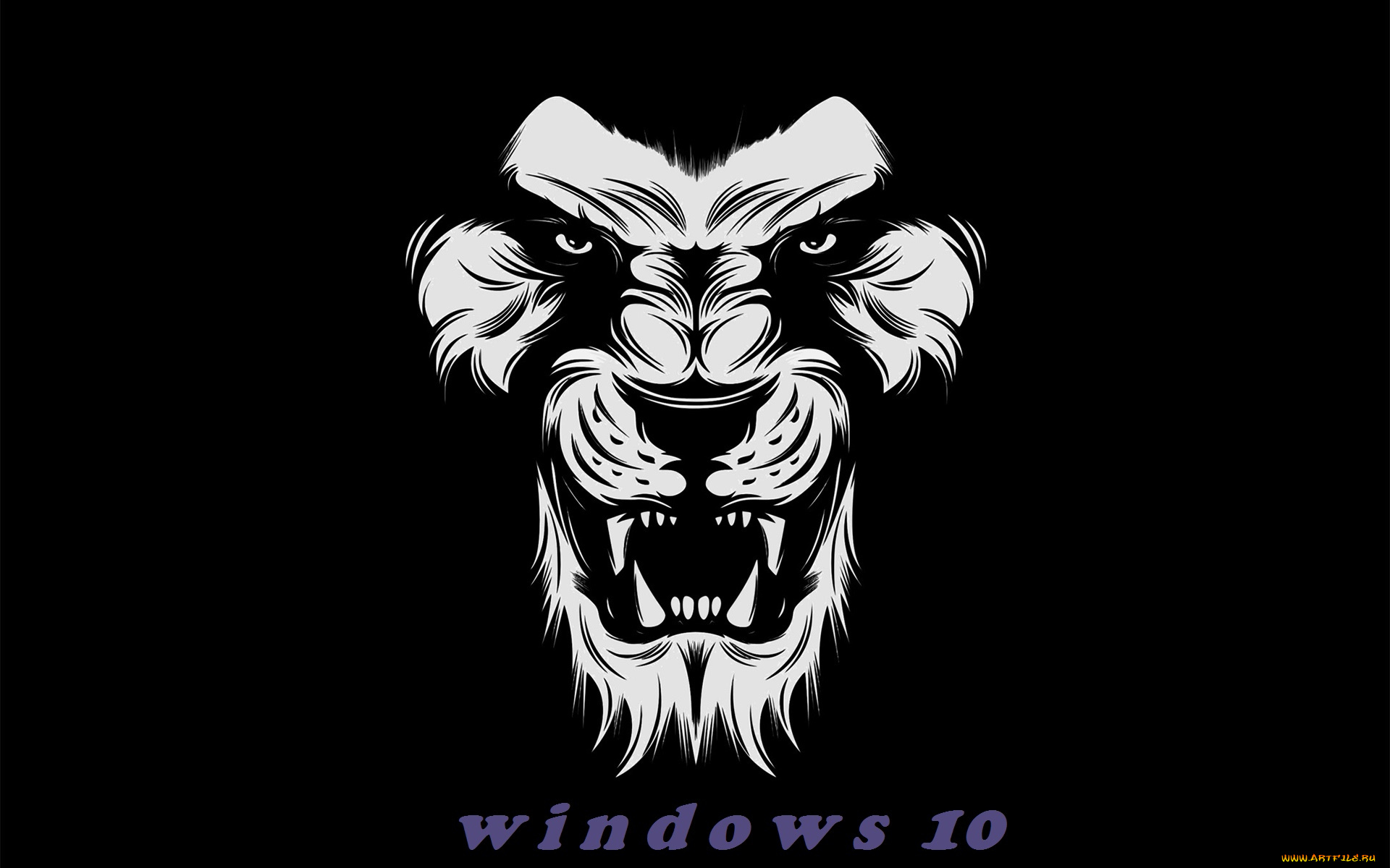 компьютеры, windows, , 10, фон, логотип