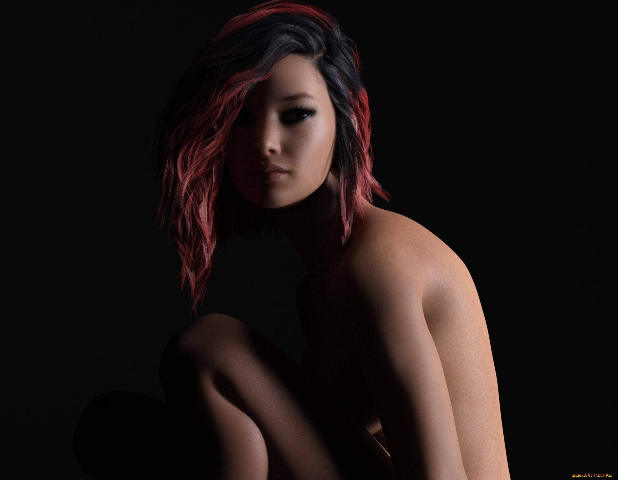 3д, графика, люди, , people, фон, взгляд, девушка