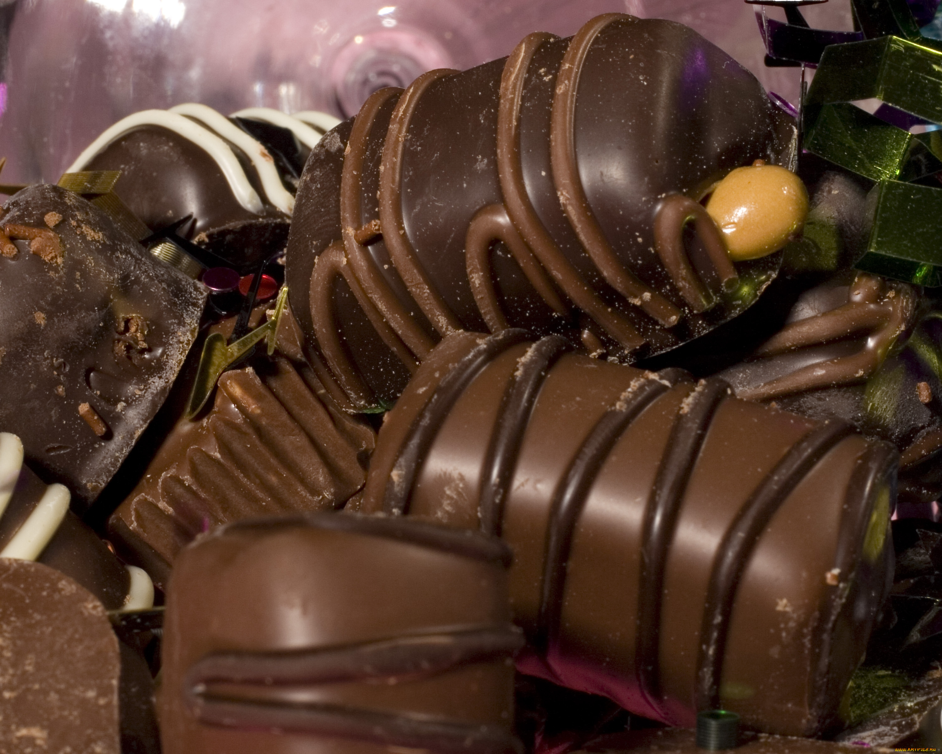еда, конфеты, , шоколад, , сладости, макро, ассорти