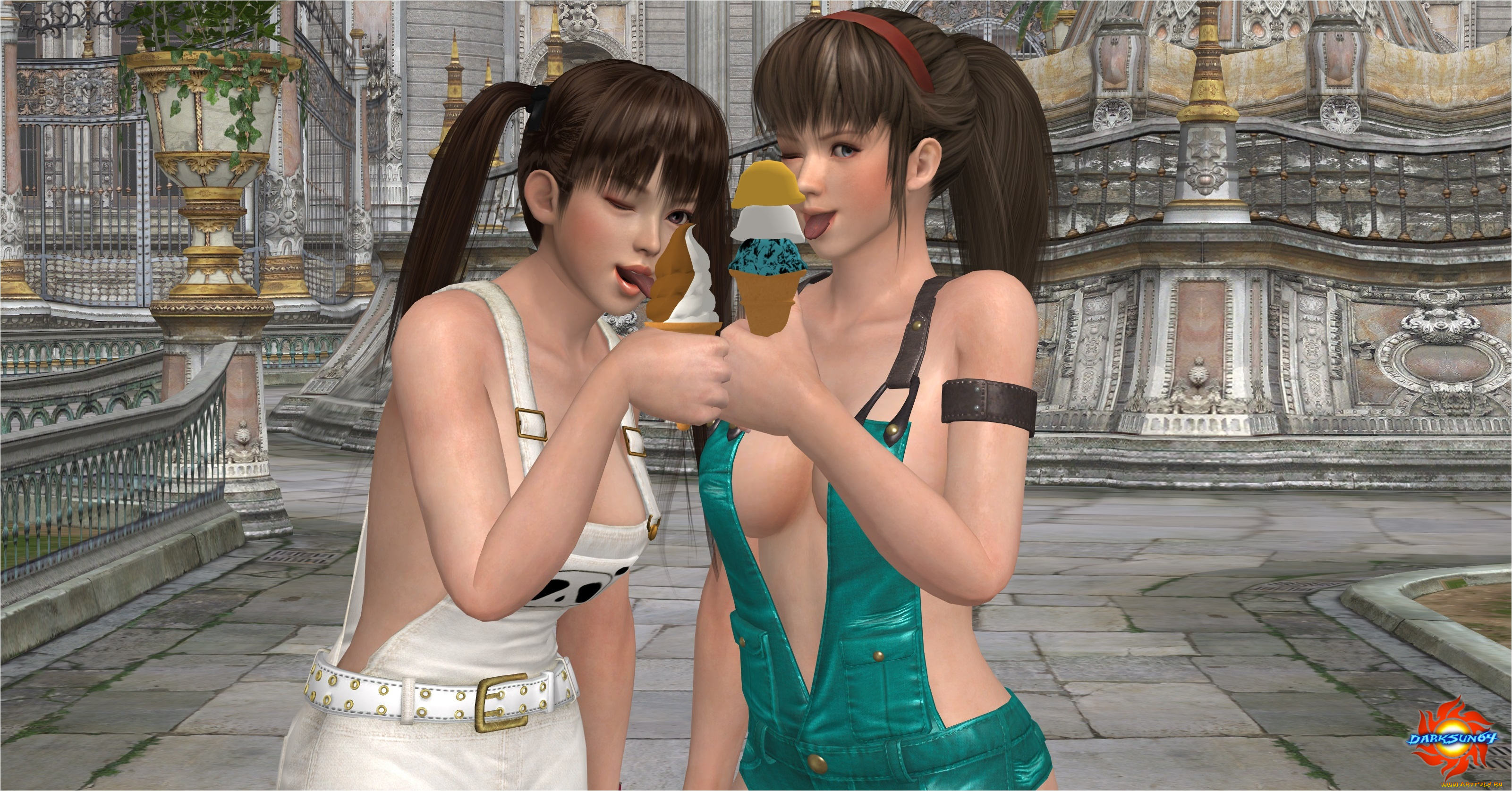 3д, графика, люди, , people, девушки, фон, взгляд