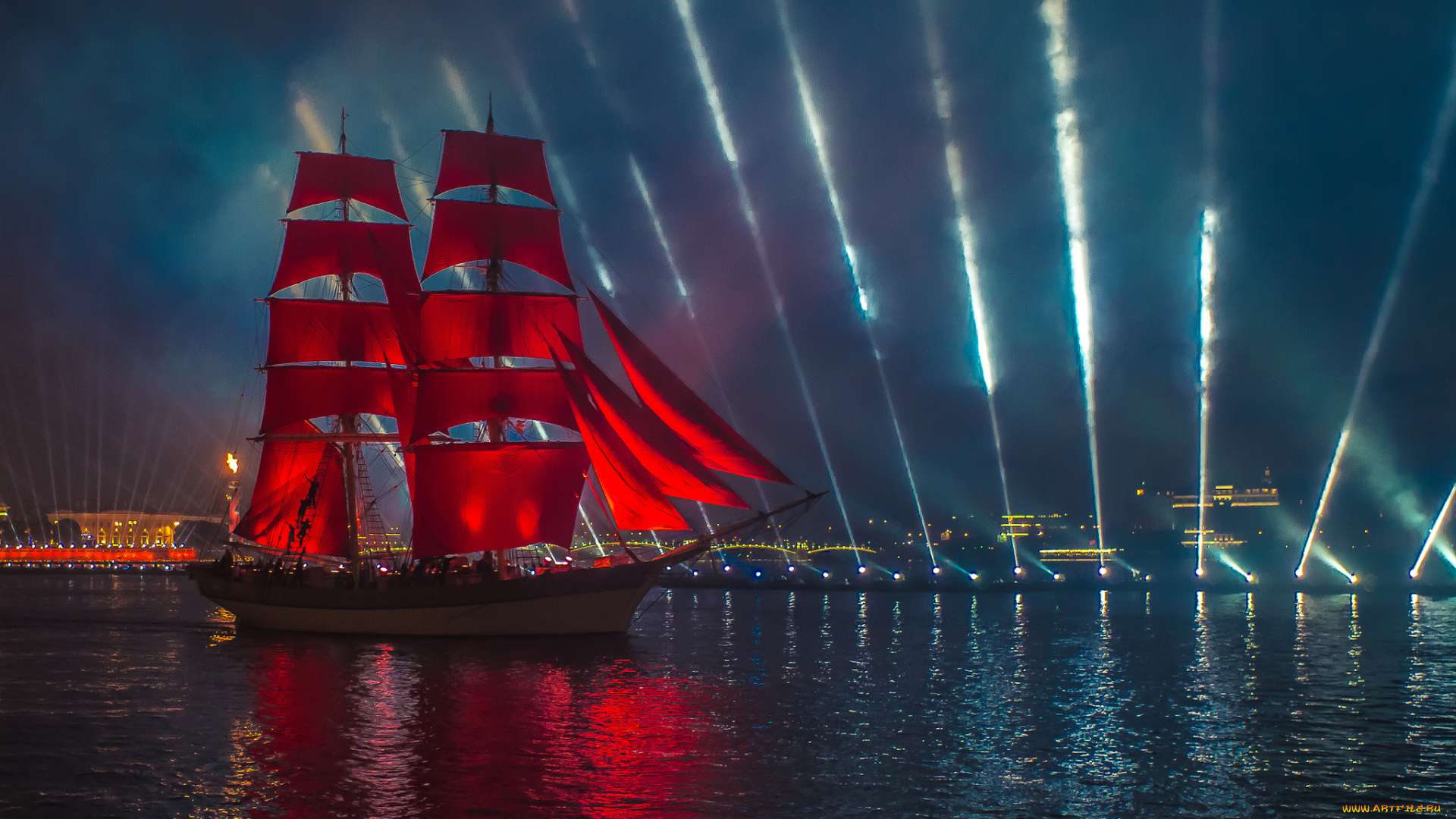 корабли, парусники, паруса, мачты