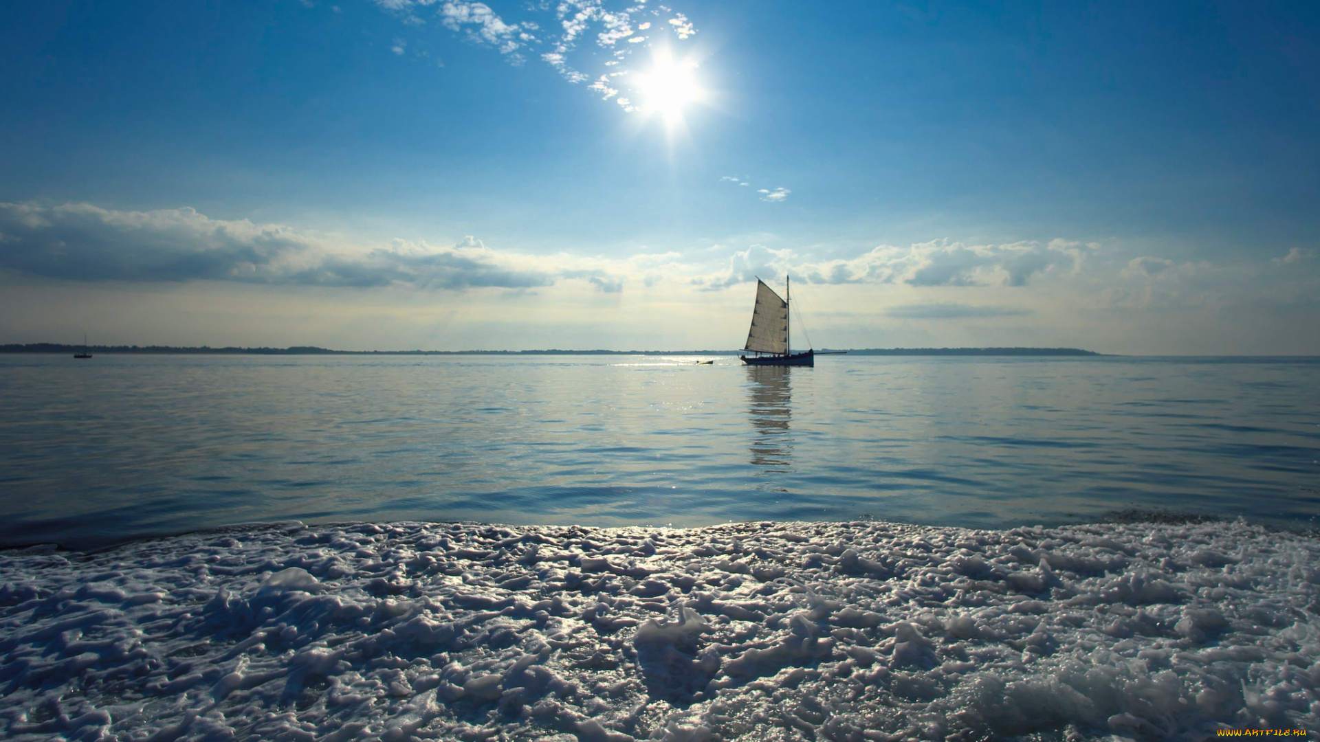 корабли, парусники, пейзаж