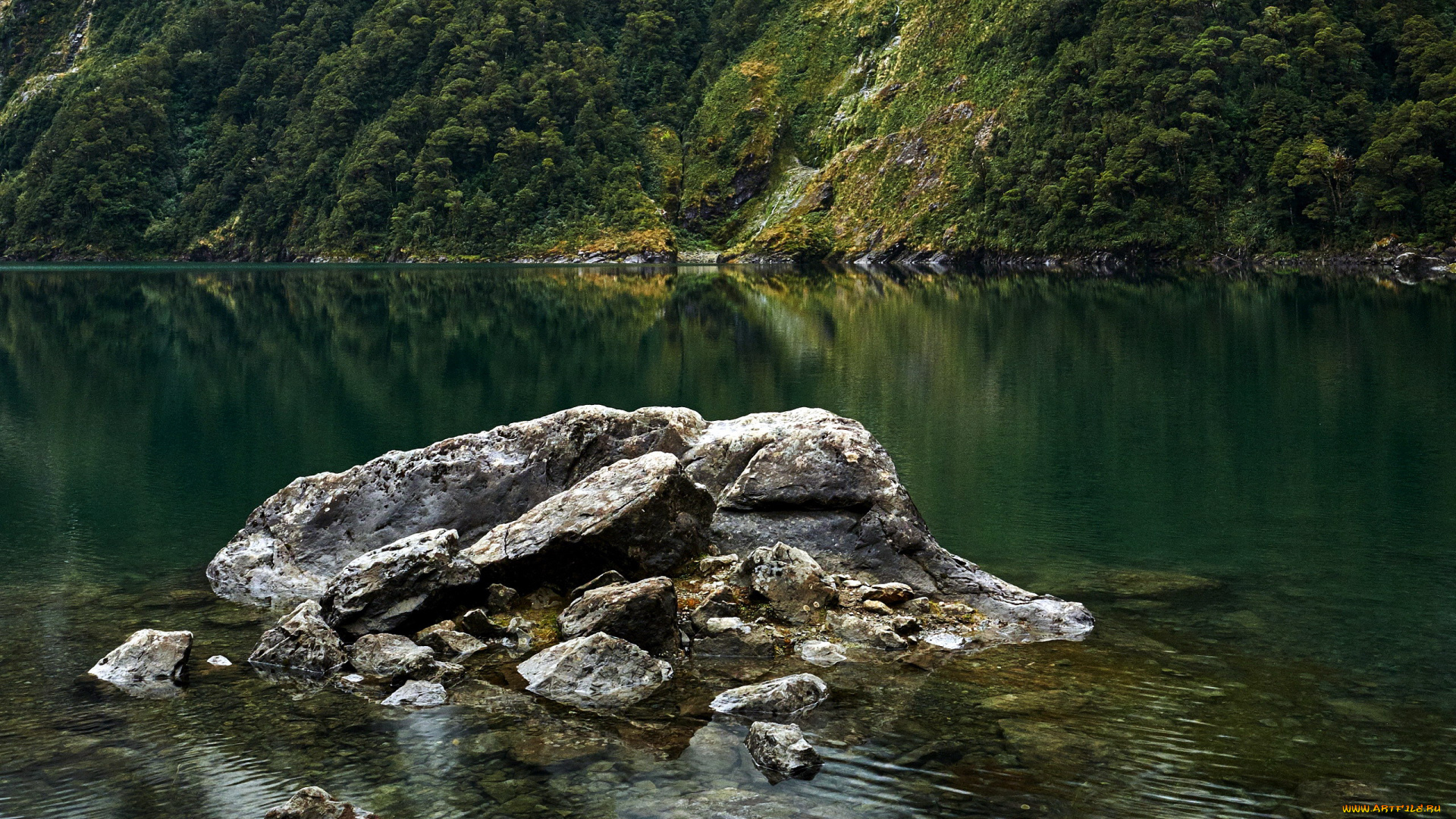 природа, реки, озера, камни, горы, река