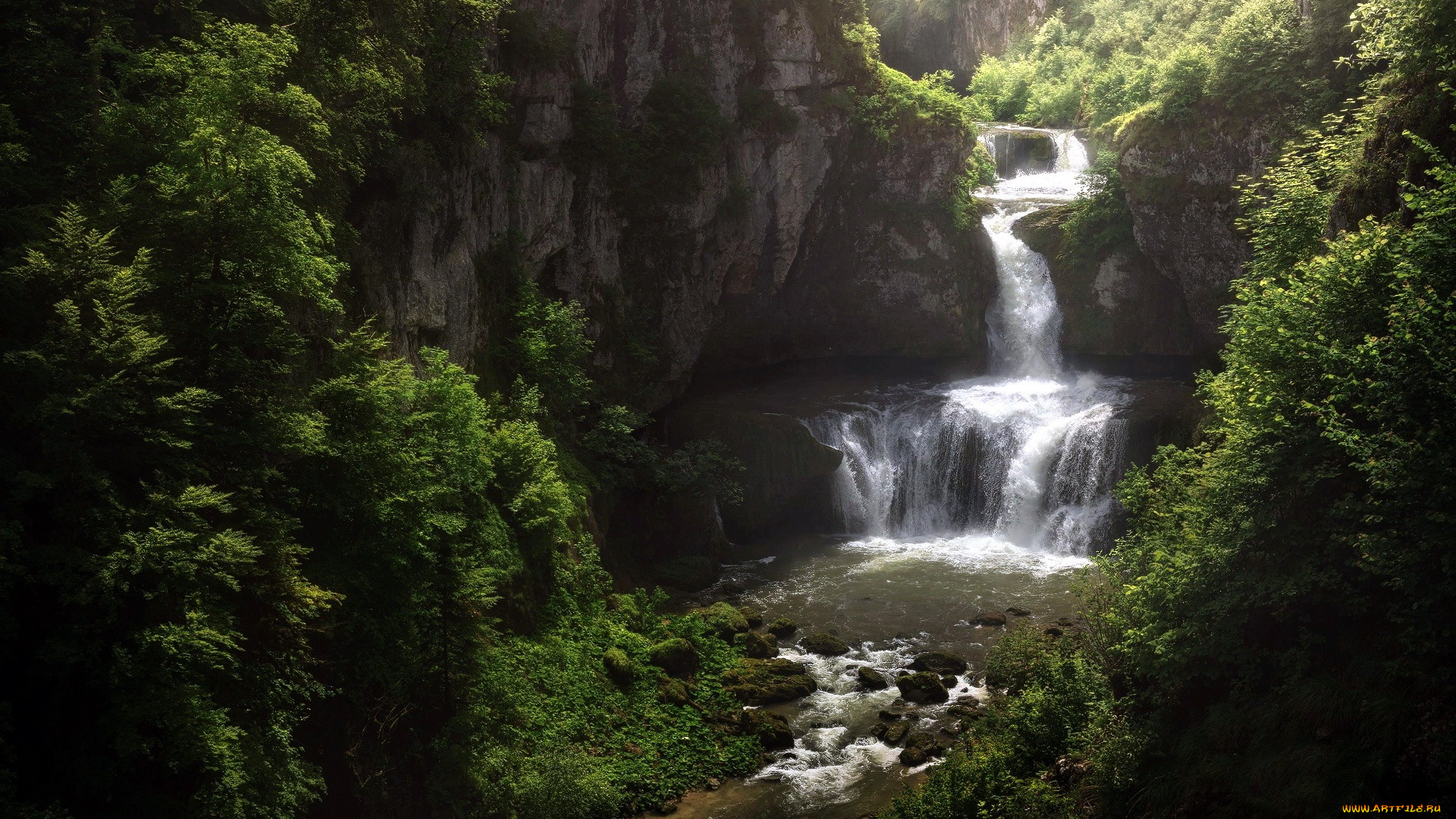 природа, водопады, водопад