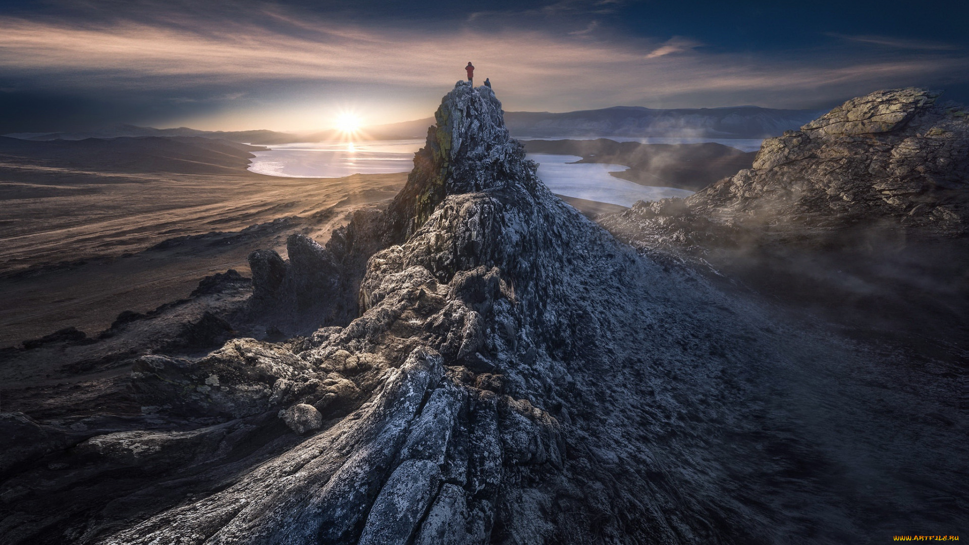 природа, восходы, закаты, гора