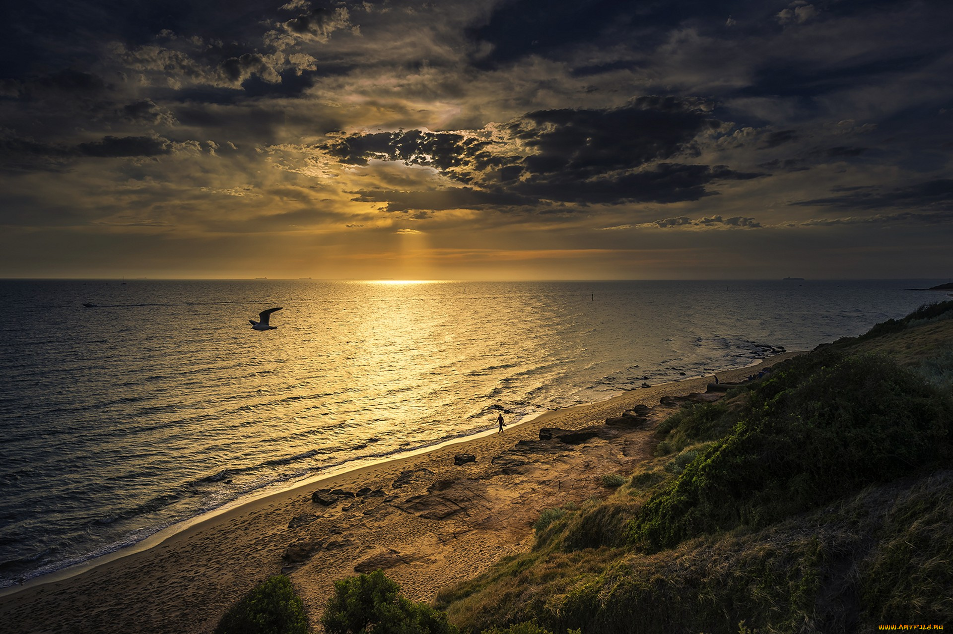 природа, восходы, закаты, простор