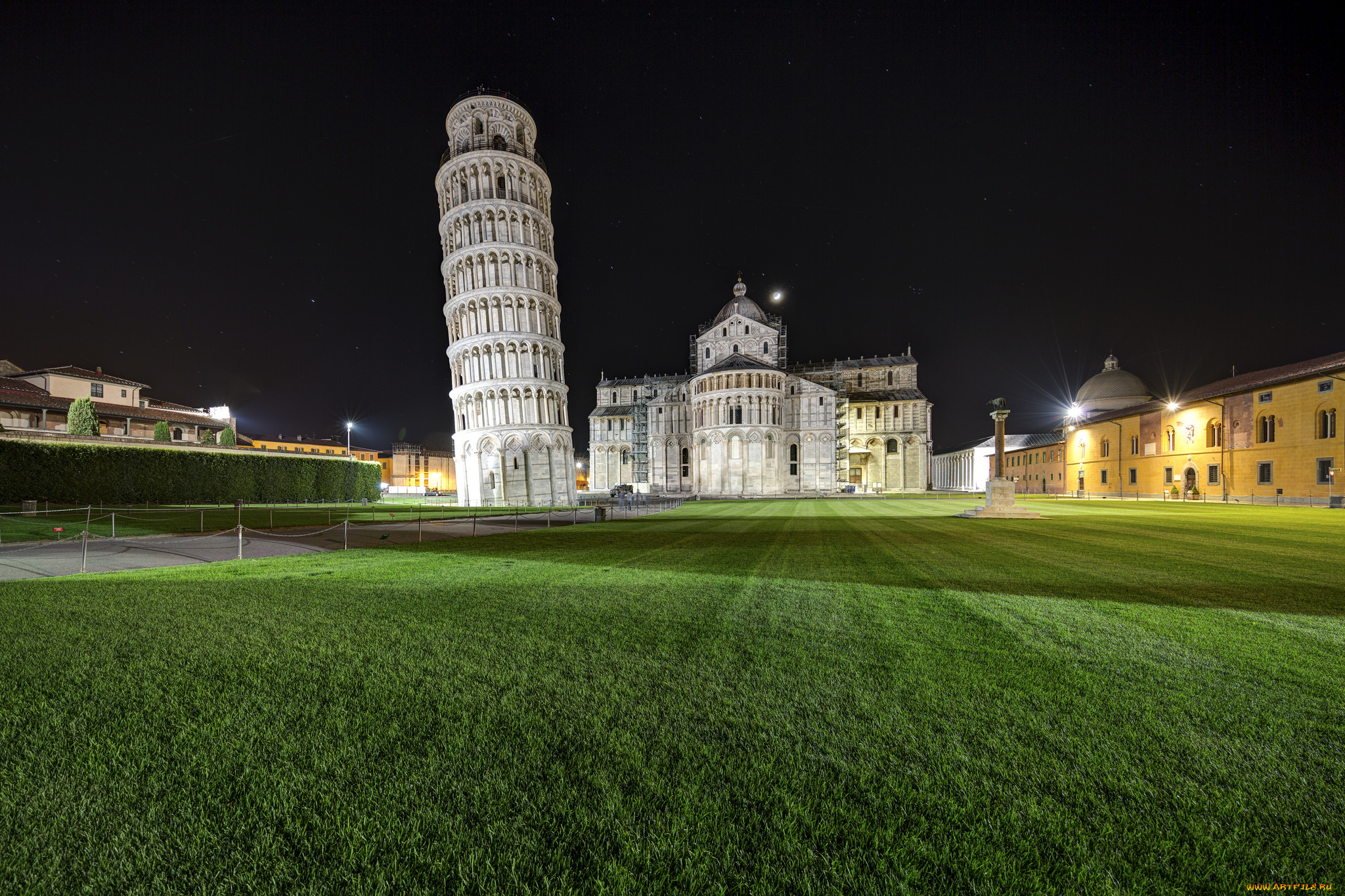 города, пиза, , италия, простор