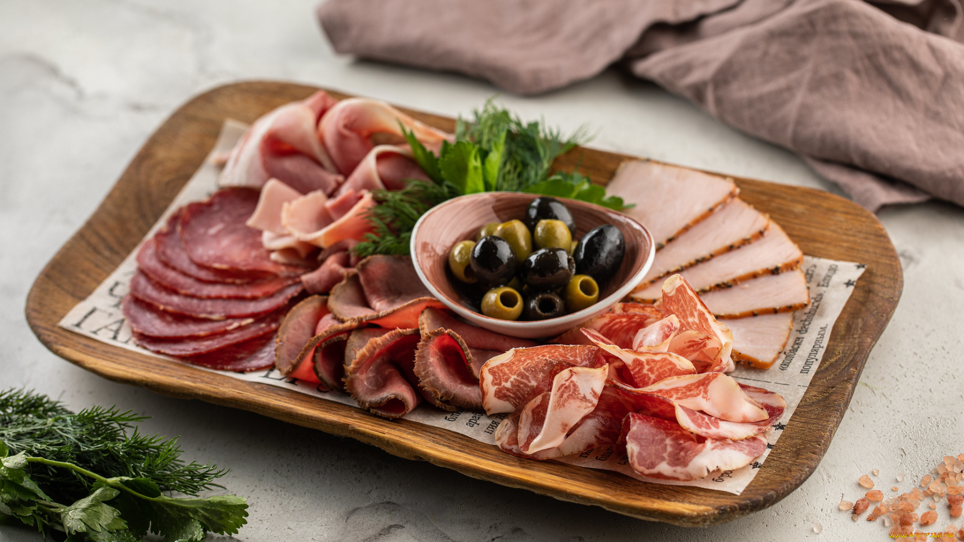 еда, колбасные, изделия, мясная, нарезка, колбаса, оливки