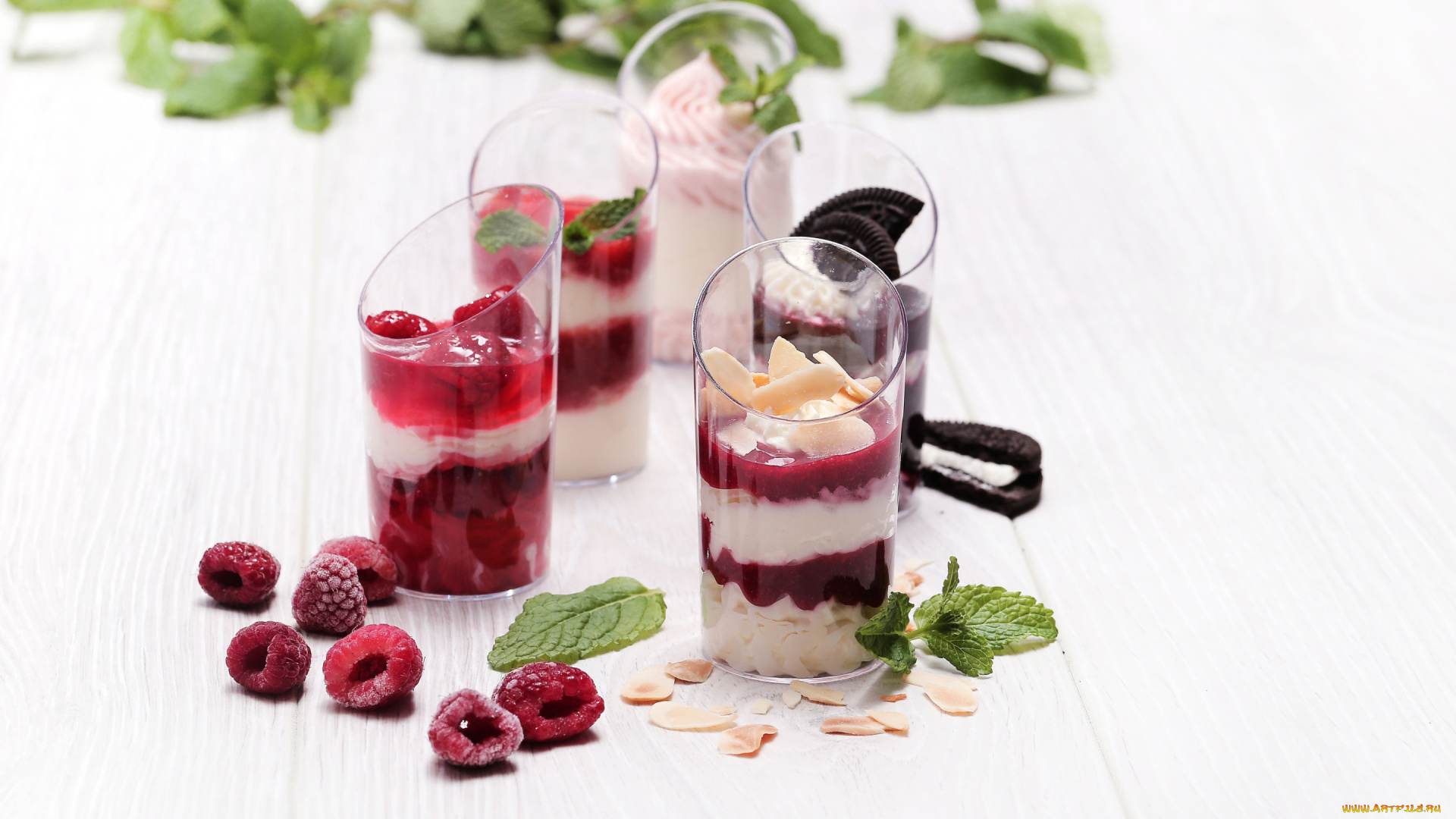 еда, мороженое, , десерты, ягоды, стаканы, пирожное, десерт