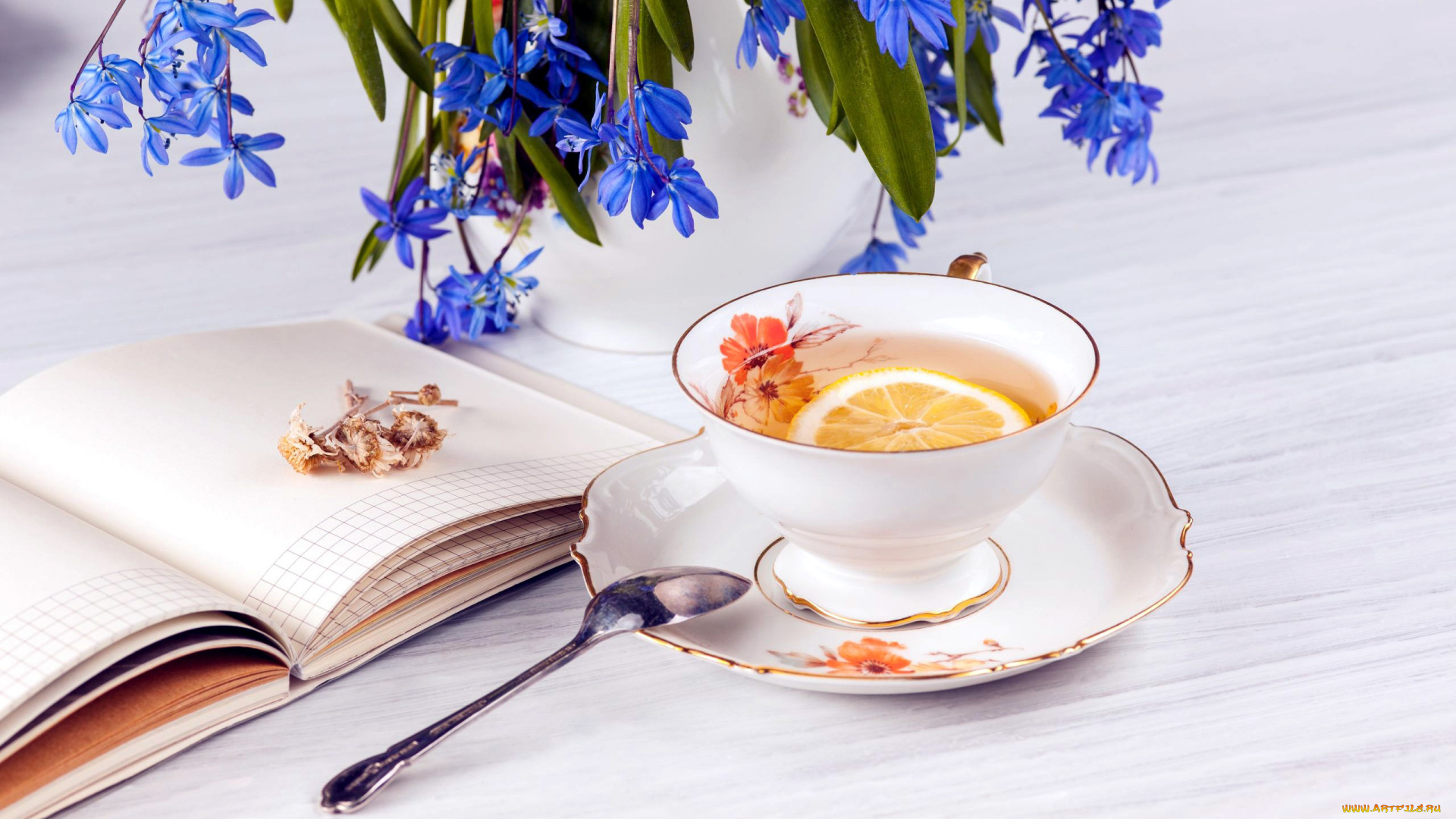 еда, напитки, , чай, тетрадь, чай, цветы