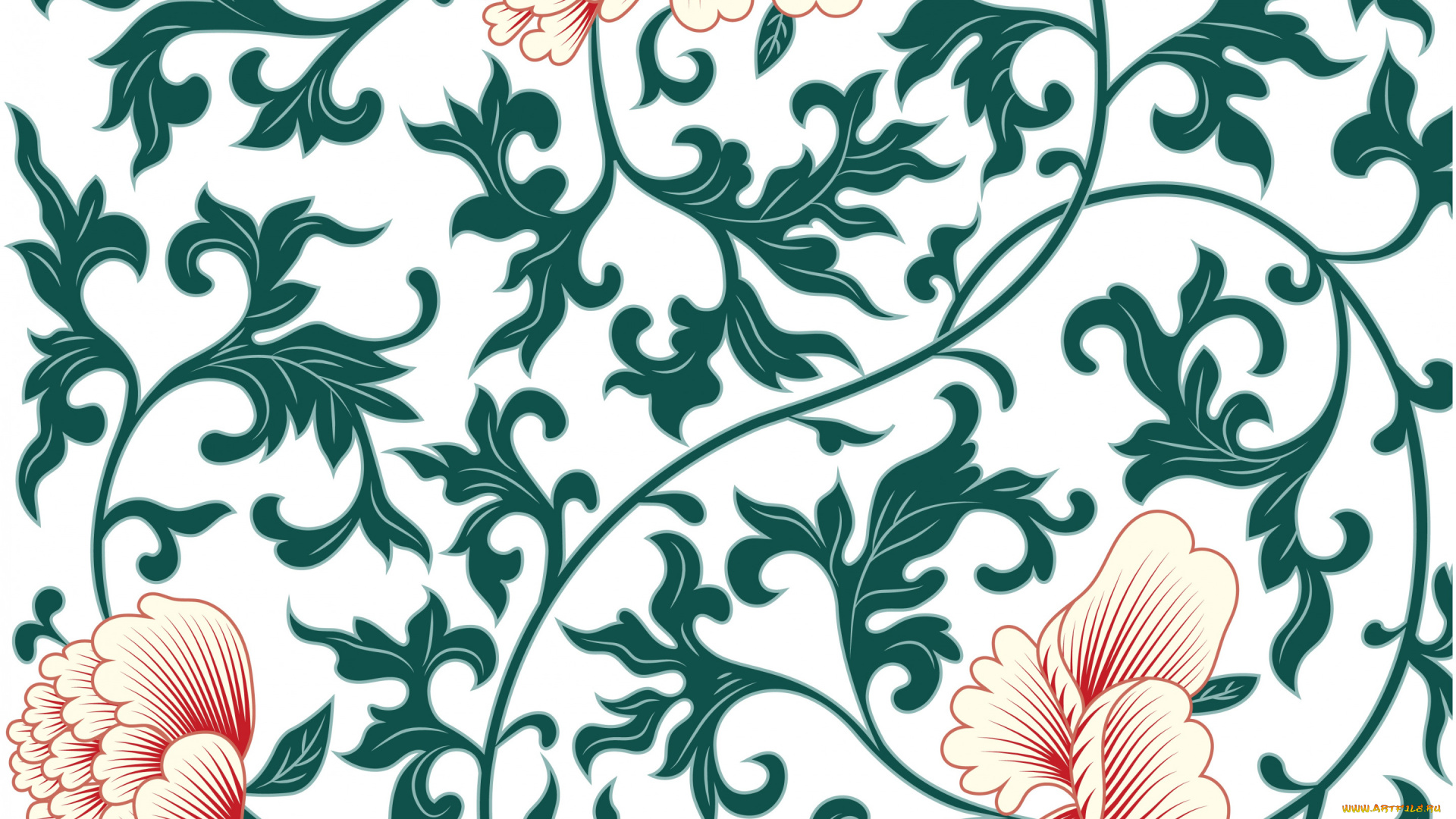 разное, текстуры, белый, цветы, фон, узор, китайский