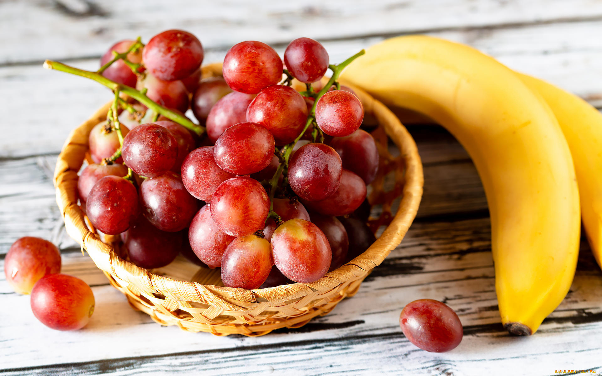 еда, фрукты, , ягоды, вмноград, банан